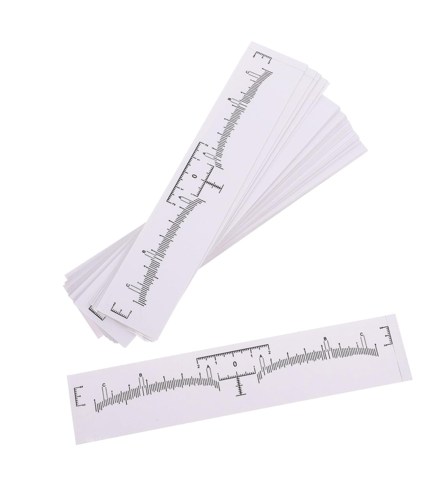 Healeved 400 Pcs eyebrow positioning tool ruler for eyebrow women eyebrow ruler - Buy Online on GoSupps.com