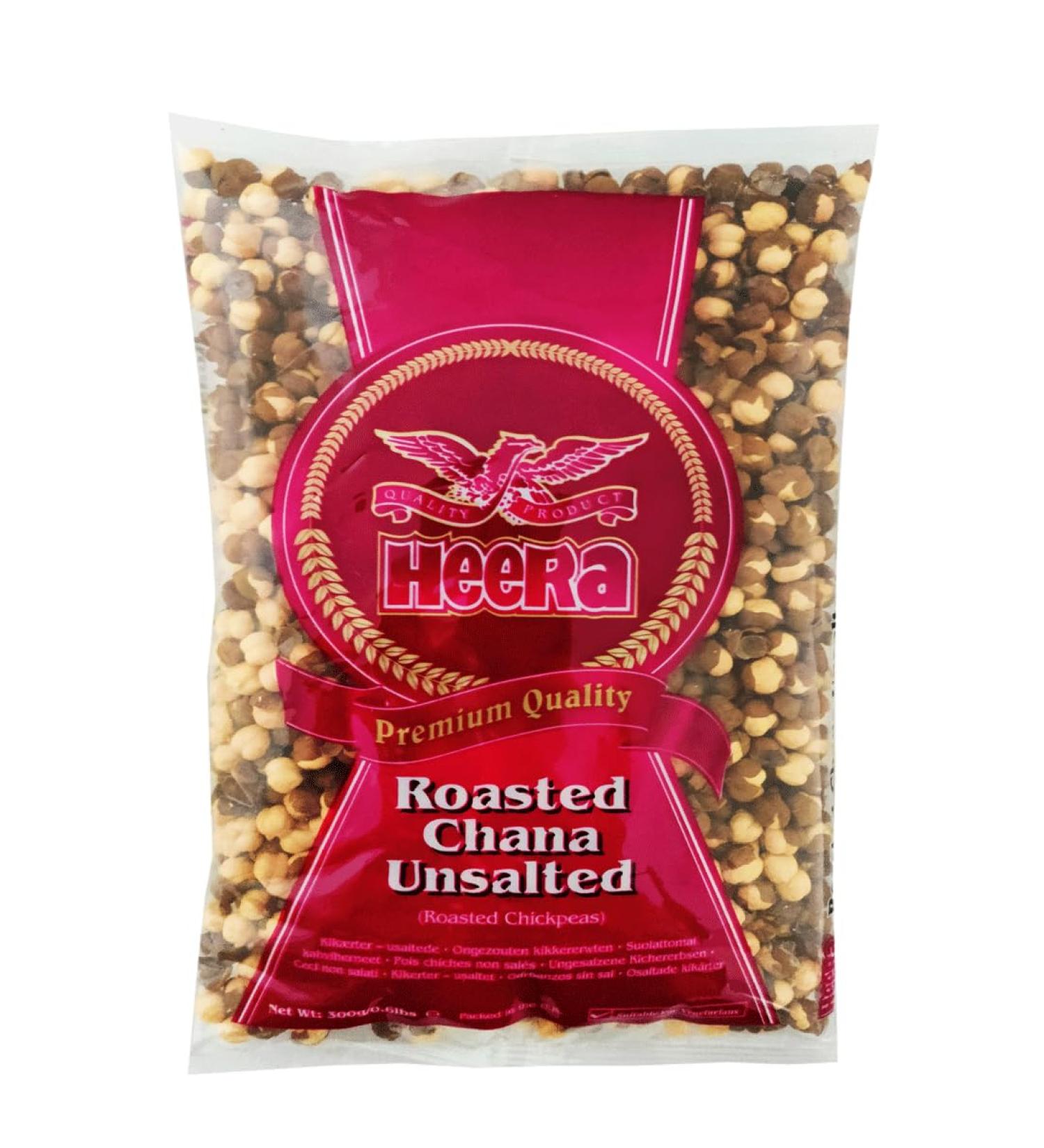 Seelans Superstore Heera Roasted Unsalted Chana 300g (Pack of 2)-Roasted Chickpeas Rich in Health Benefiting Properties-Inhibits Overeating and Keeps Hunger Pains at Bay - Buy Online on GoSupps.com