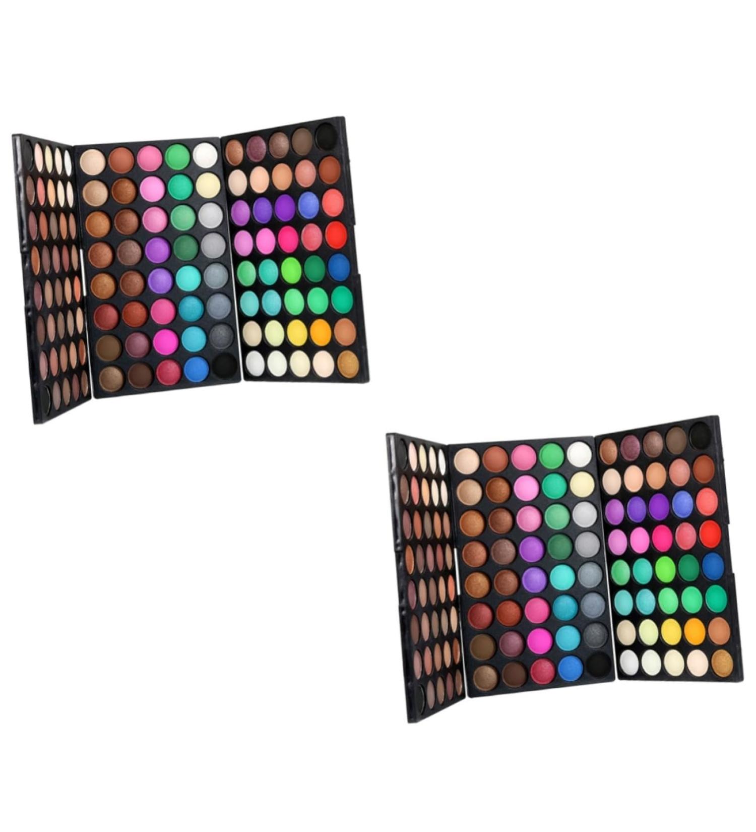 DOITOOL 2pcs Nude Eyeshadow Palette - Matt & Glitter Shimmer Eye Shadows for Stunning Looks | Neutral Makeup Palettes - Buy Online on GoSupps.com