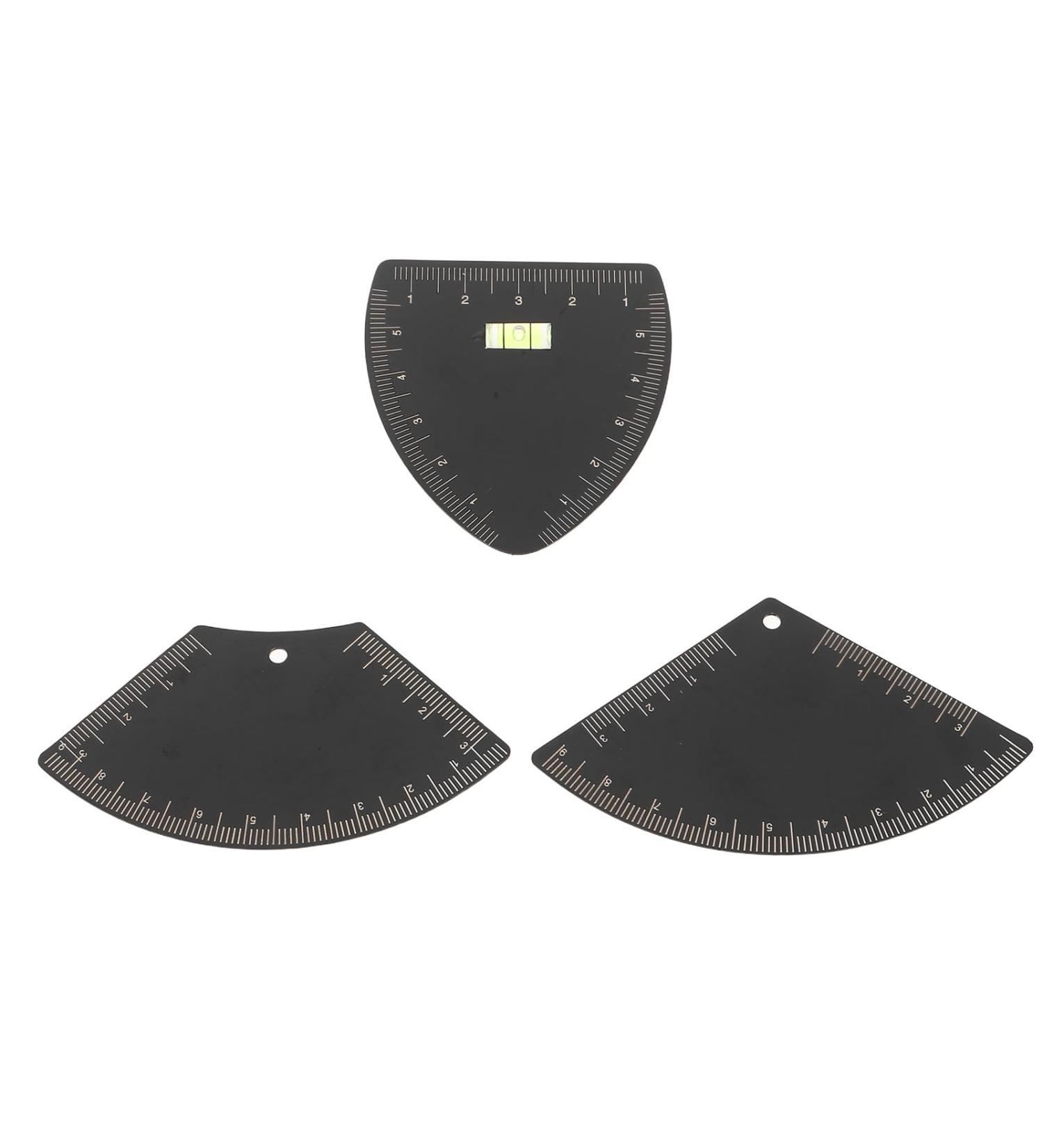 Outil de mise en forme des sourcils en 3 pi ces : gabarit de mesure pour le tra age des sourcils - Guide de mesure pour une utilisation rapide en salon (dessin noir) - Buy Online on GoSupps.com