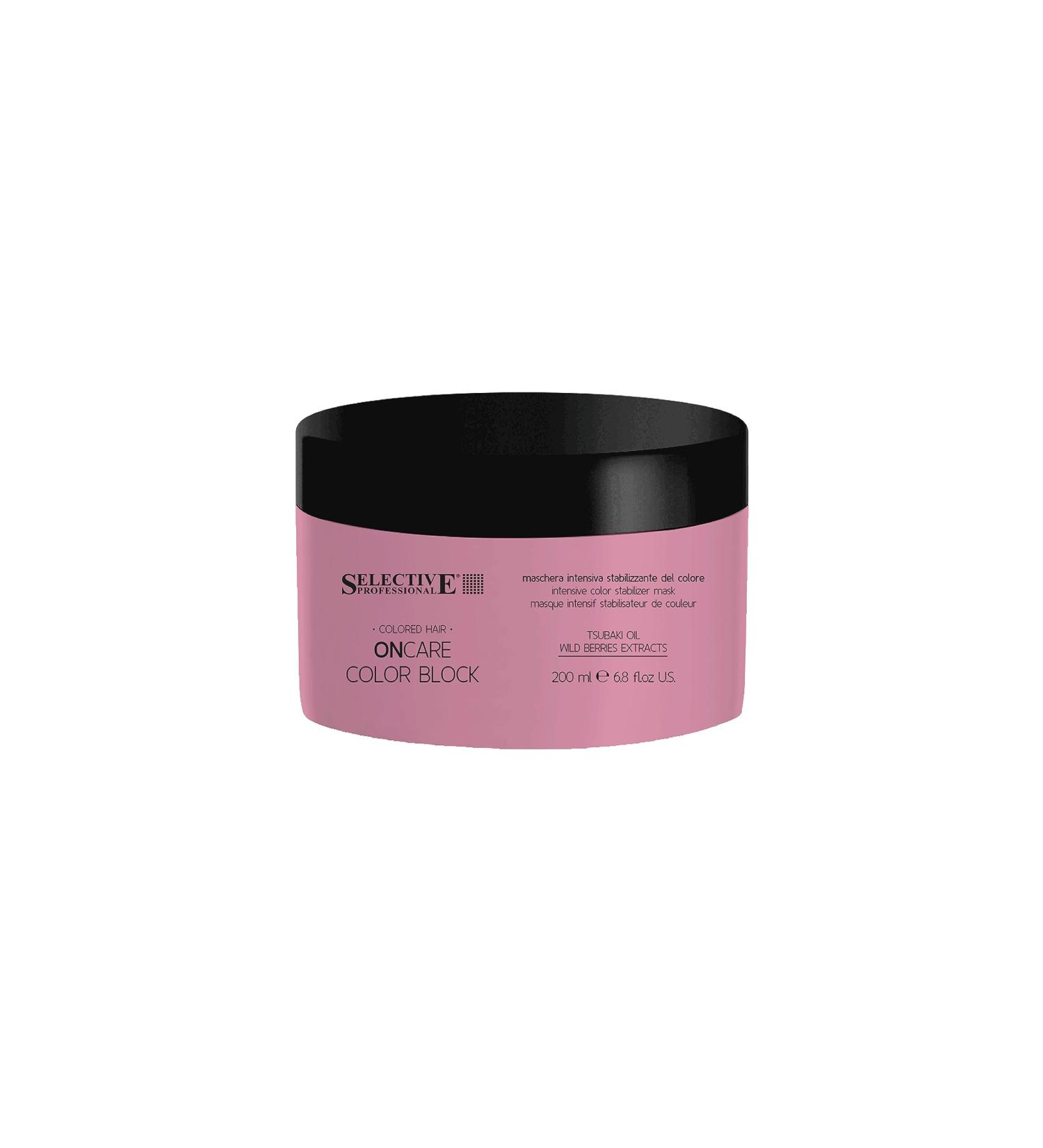 Selective Professional On Care Color Block Mask 200ml - maschera intensiva stabilizzante del colore - Buy Online on GoSupps.com