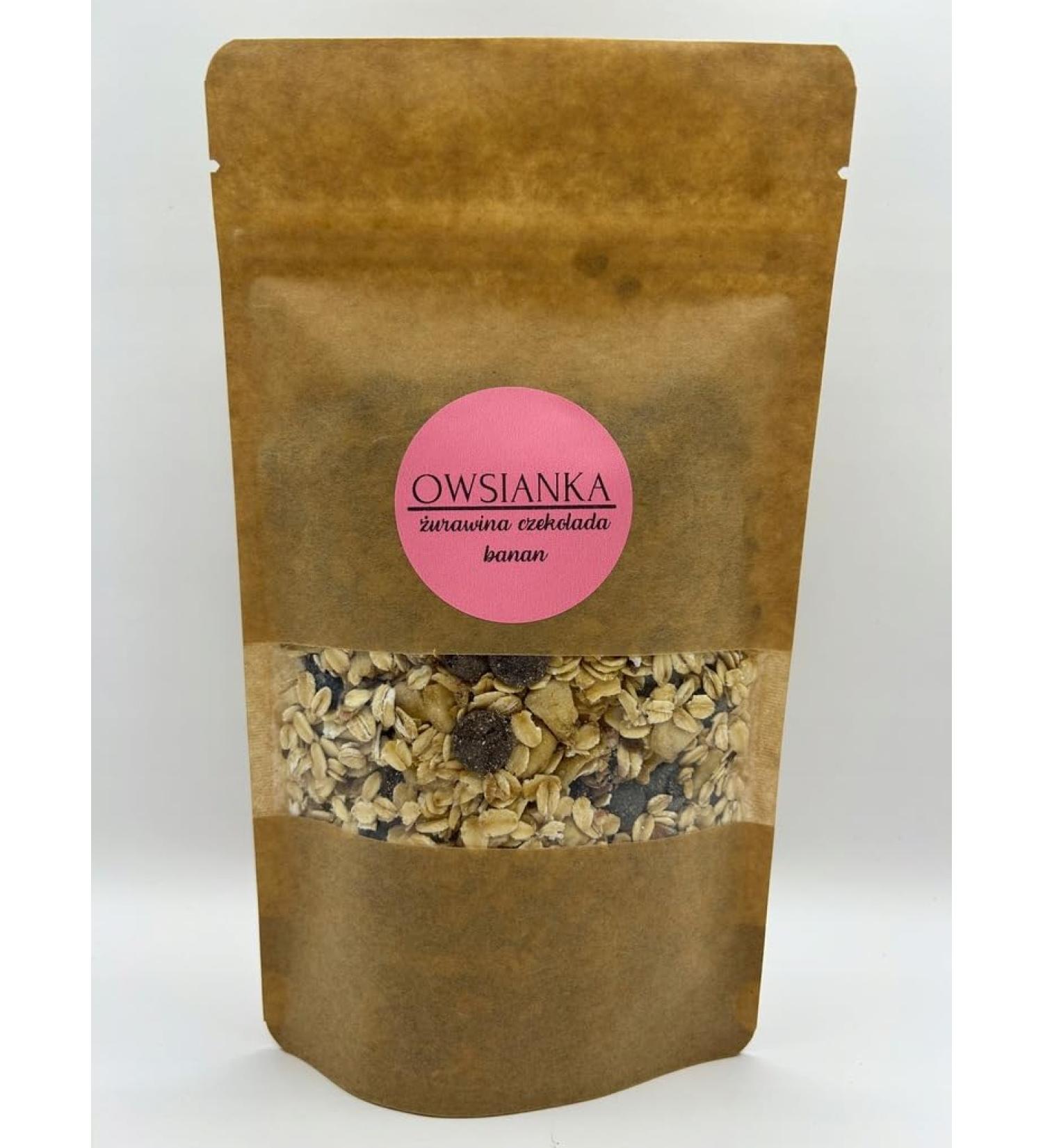 DELIFRUITS.PL BANANA CHOCOLATE Cranberry OATS 1000G DELICIOUS HEALTHY DELIFRUITS BREAKFAST 1 KG