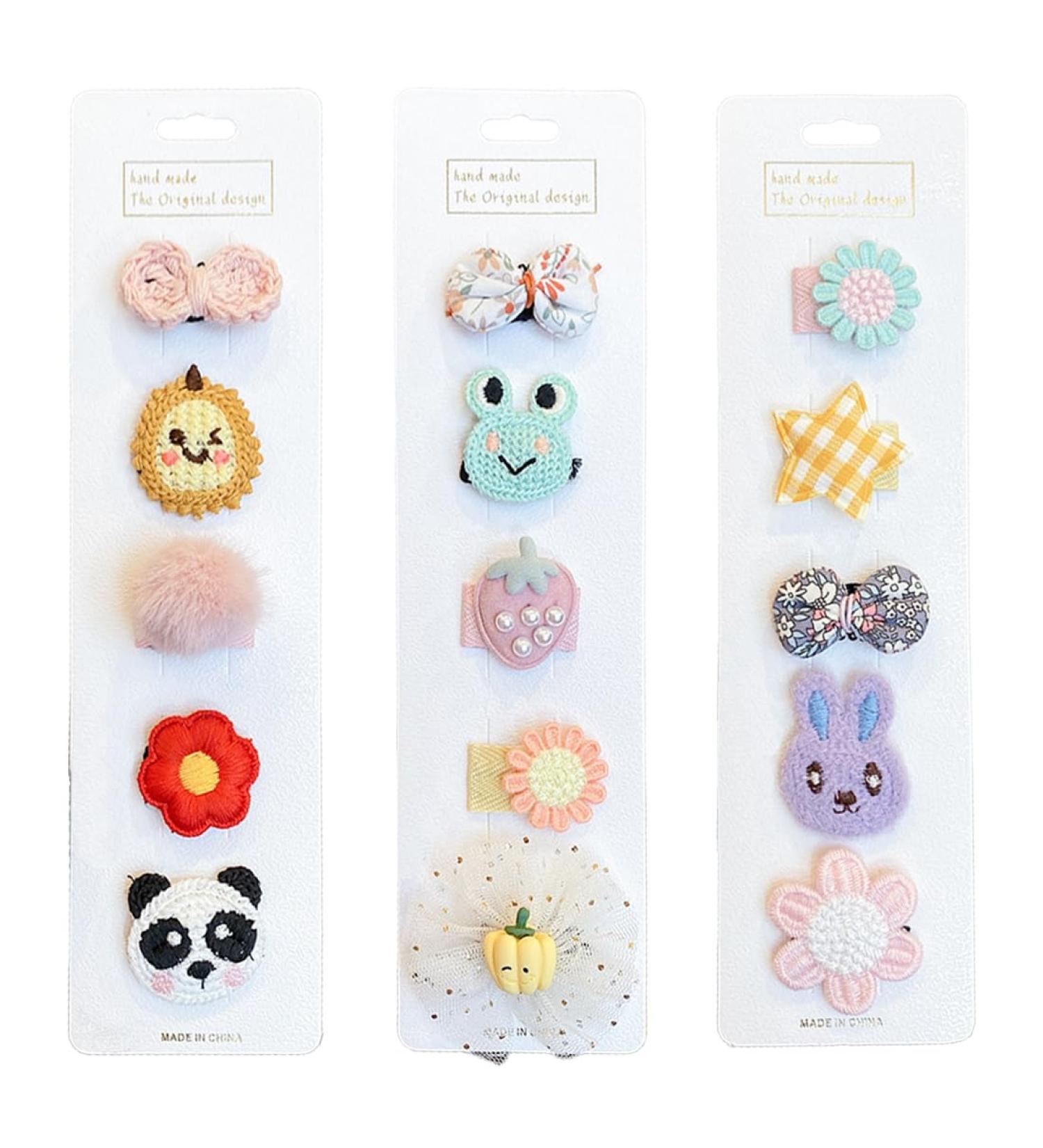 15 Pcs Baby Hair Clips - No Slip Tiny Bow Barrettes & Sweet Hairpins for Newborns & Toddlers - Cute Accessories for Girls - Buy Online on GoSupps.com