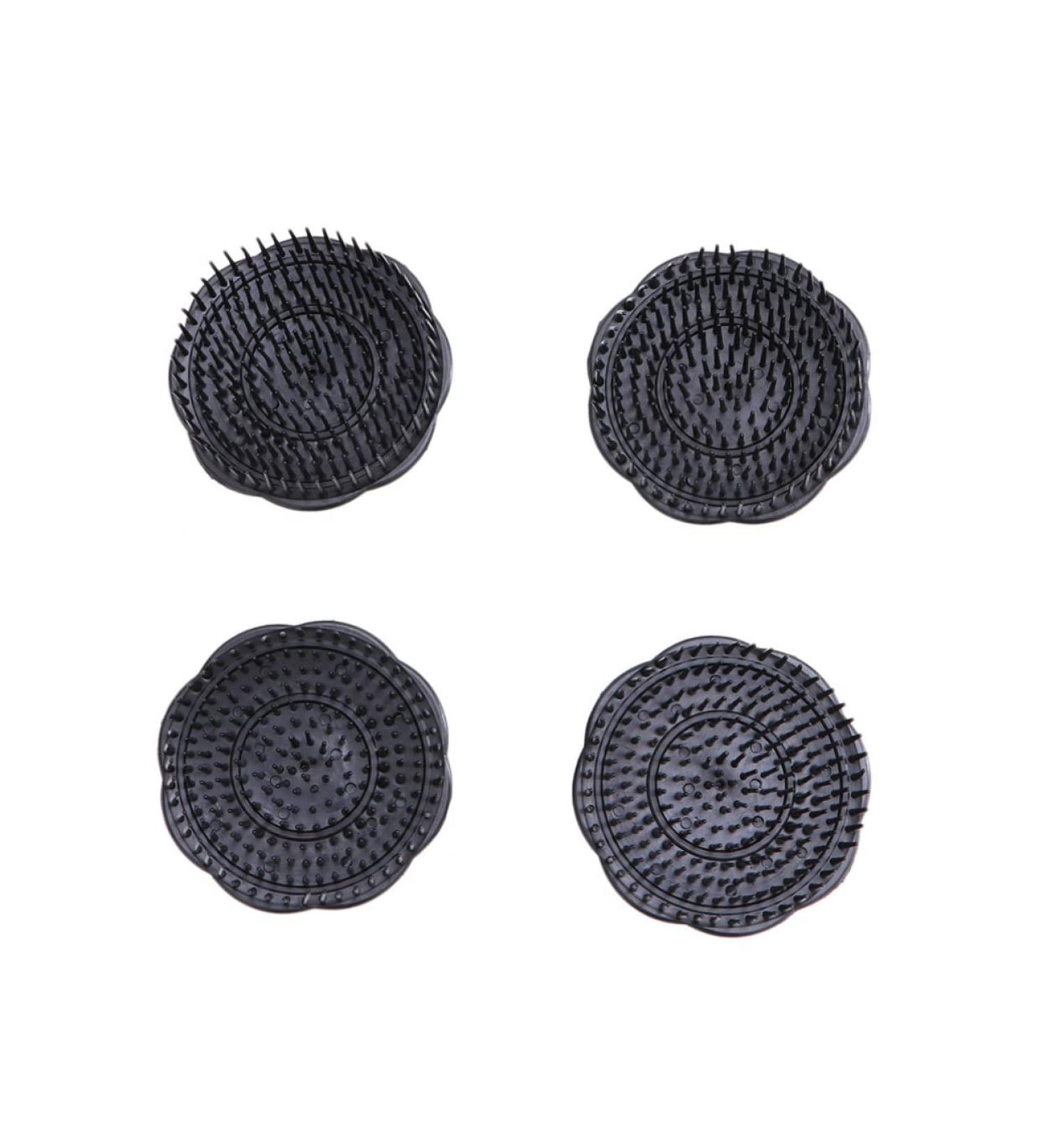 Hemobllo 4pack Scalp Shampoo Brush Black for Scalp Cleansing Massage Relaxation - Buy Online on GoSupps.com
