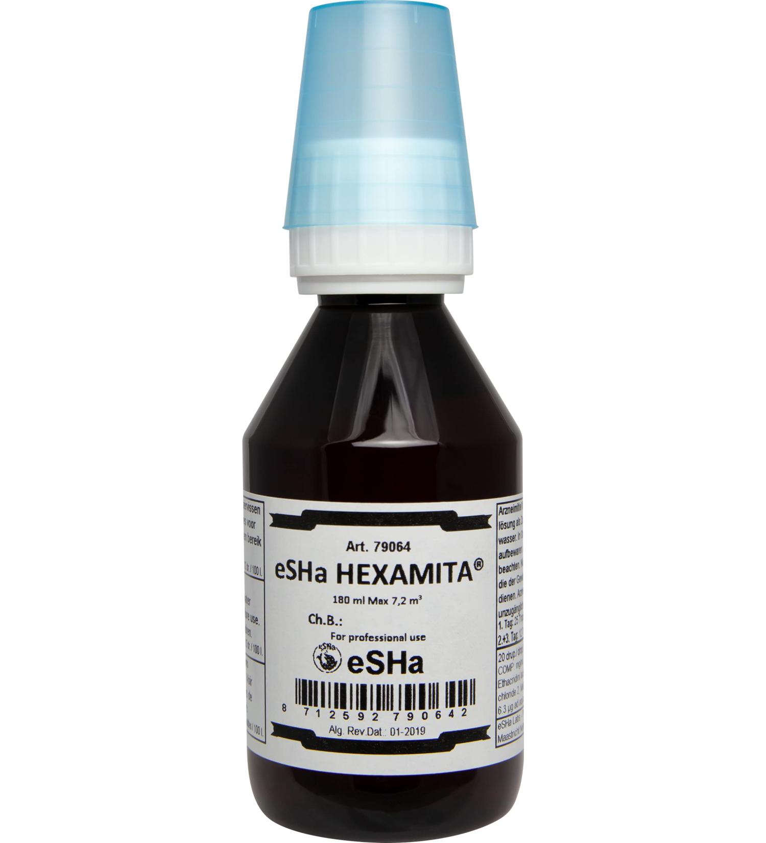 eSHa - HEXAMITA - fights hole disease in discus fish - 180 ml