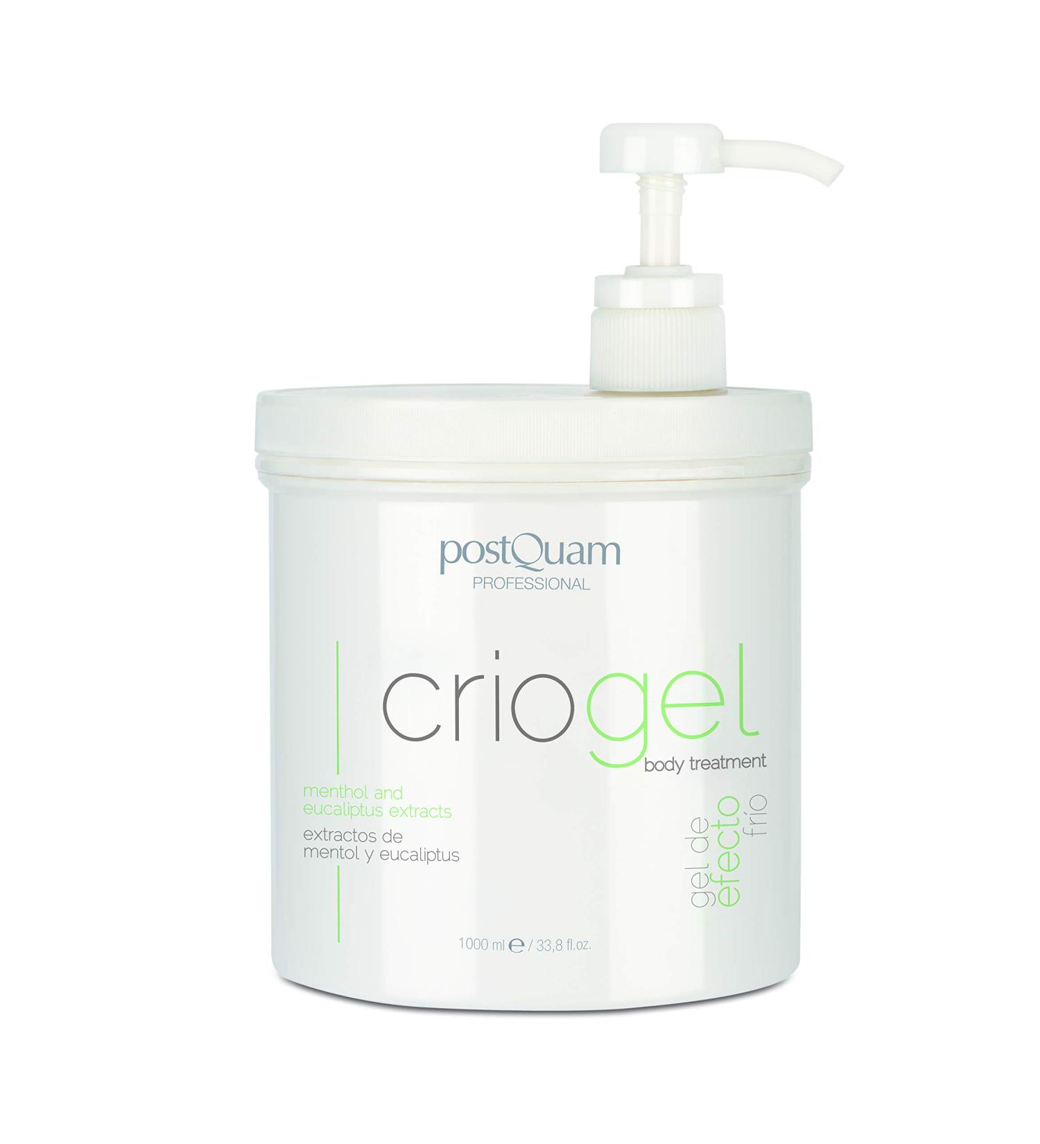 PostQuam - Criogel | Firming Slimming and Anti-Cellulite Cream with Cold Effect Tired Legs Suitable for All Skin Types - 1000 Ml - Buy Online on GoSupps.com