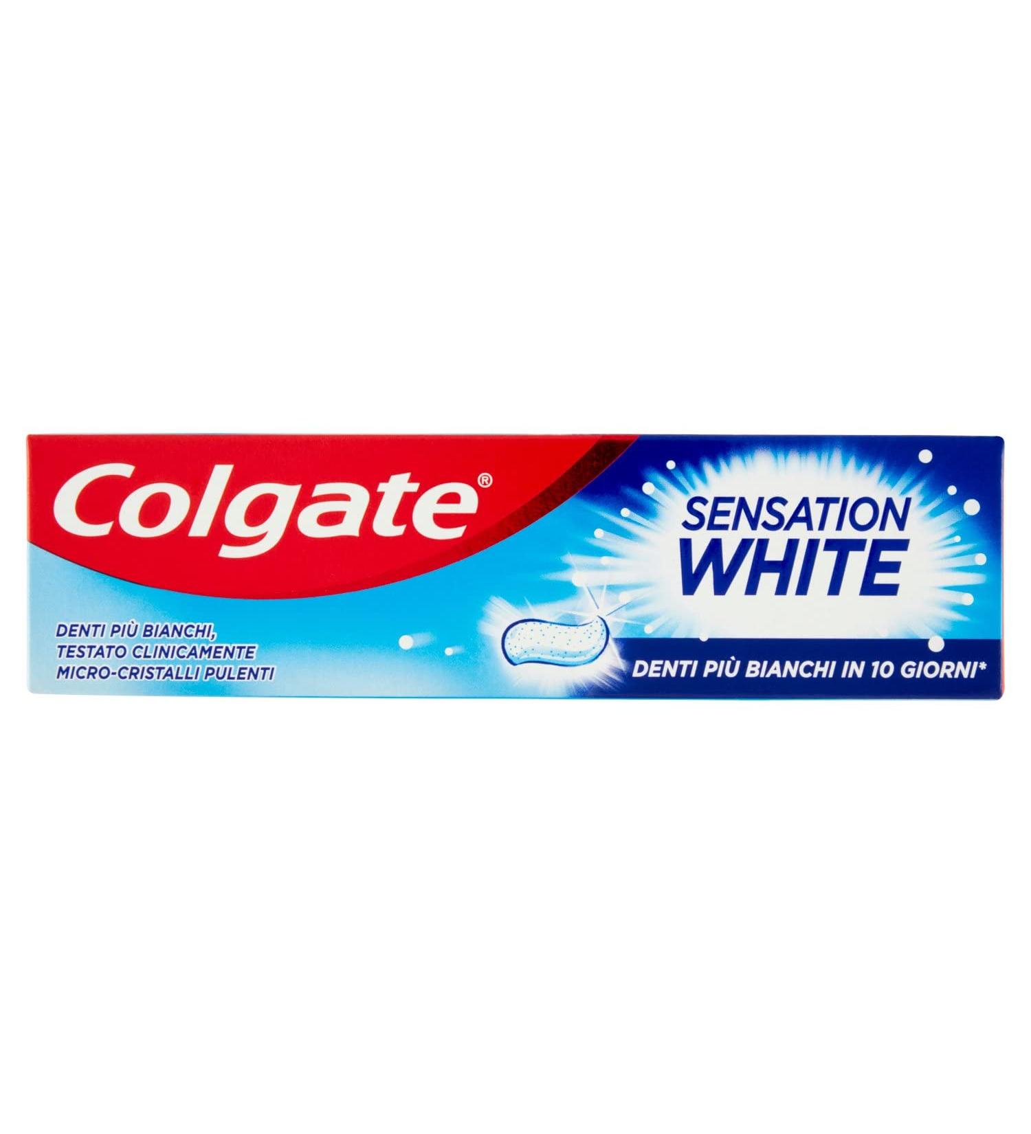 Colgate Sensation White Toothpaste for Whiter Teeth 75 ml - Buy Online on GoSupps.com