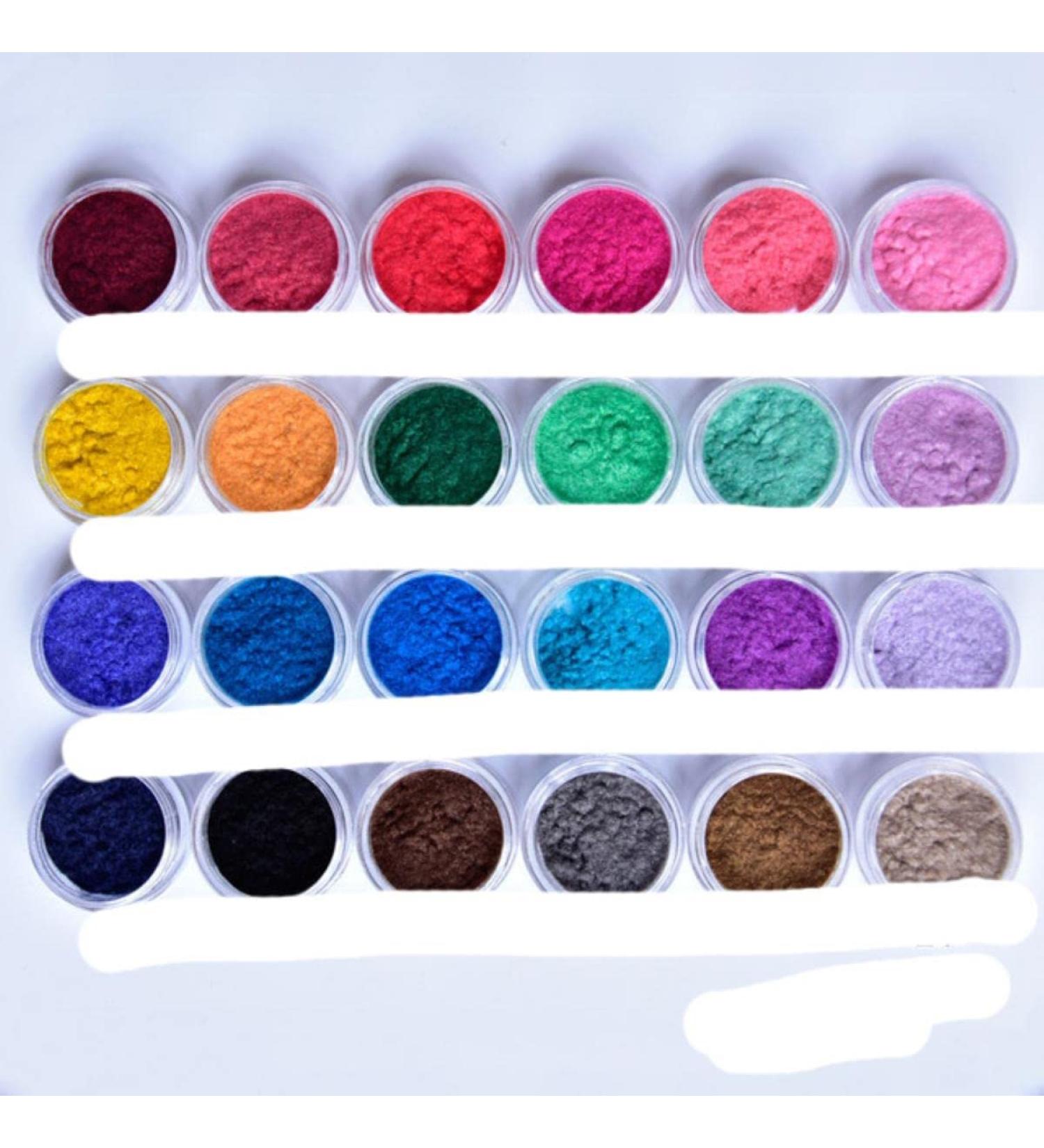 24-Color 3D Flocking Velvet Powder for Nail Art Decoration - 2.5ml Boxes | Glitter Flocking Powder - Buy Online on GoSupps.com