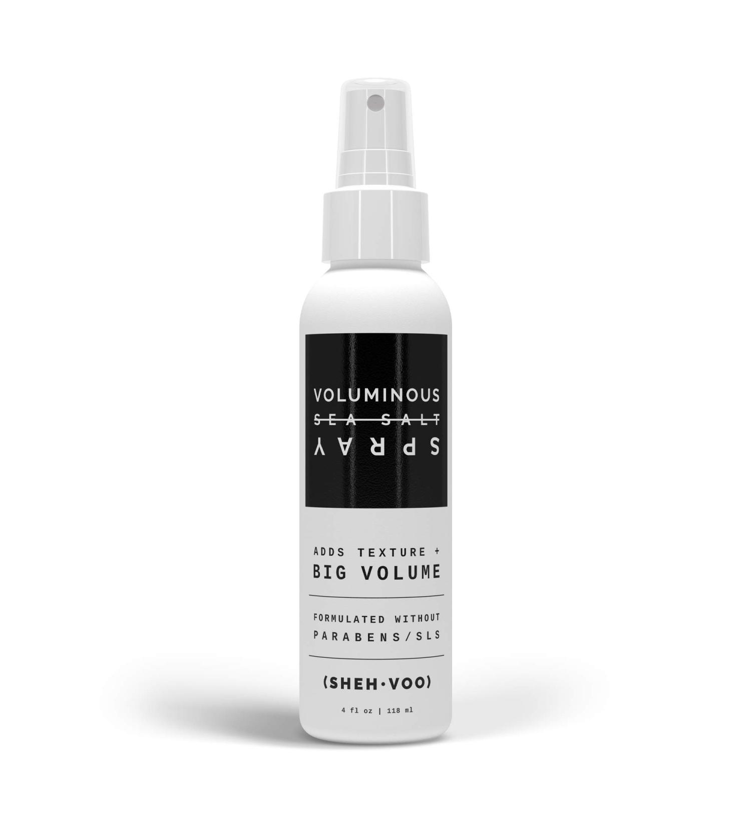SHEH VOO Sea Salt Spray - Voluminous Texturizing Spray - UV & Heat Protection - 4 fl oz - Buy Online on GoSupps.com