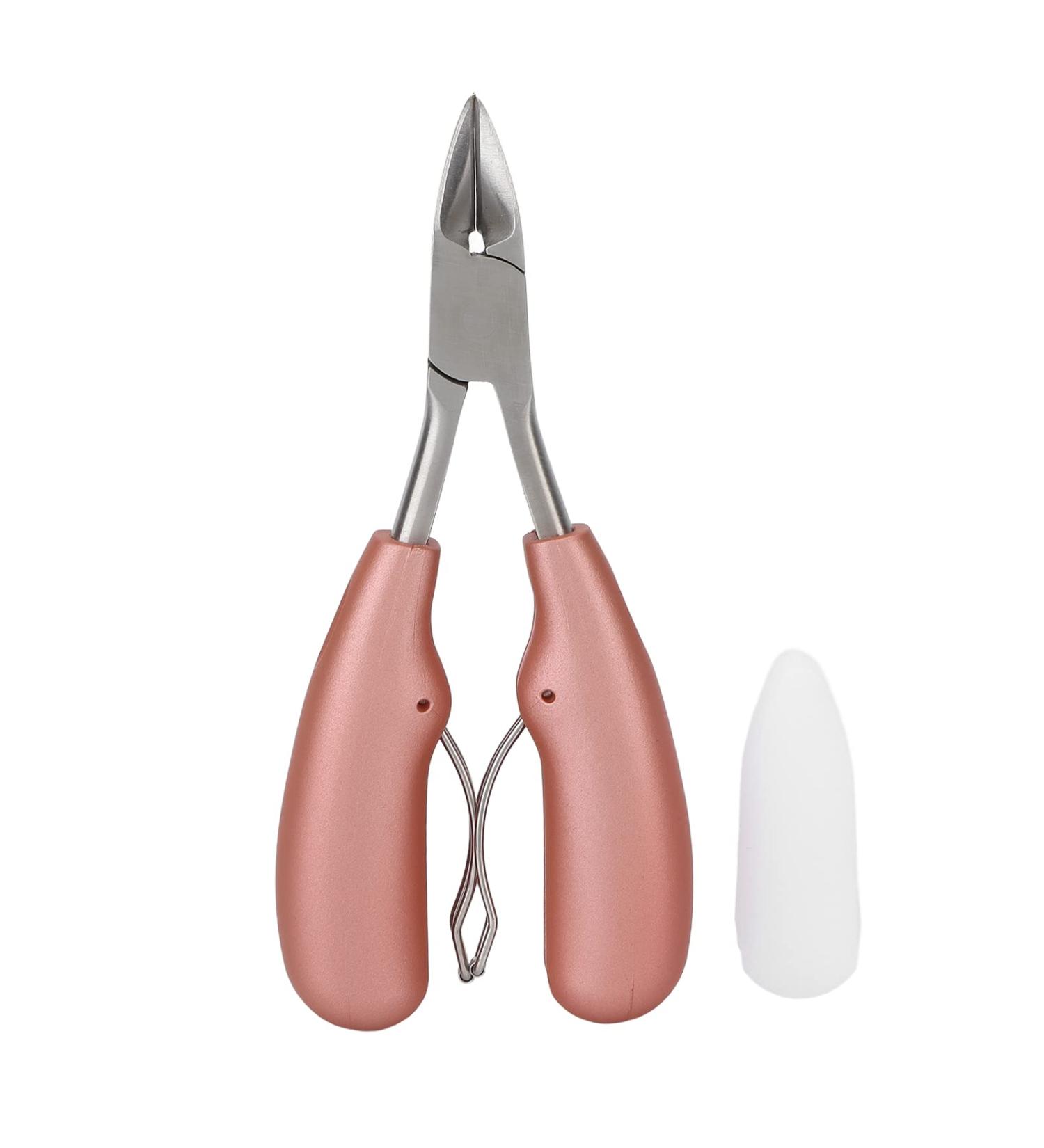Stainless Steel Olecranon Pliers Curved Arc Shape Toenail Clippers Trimming Toe Nail Scissors for Ingrown Thick Nails - Buy Online on GoSupps.com