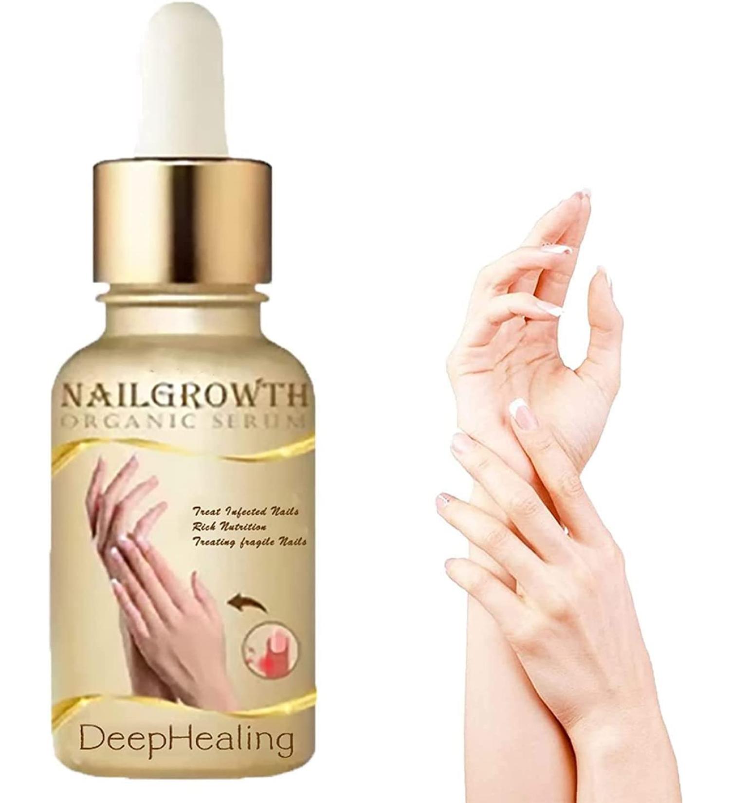 NailGrowth DeepHealing Organic Serum NailGrowth Serum Reconstrux Nail Growth Nailgro Intense 7 Days Nail Growth And Strengthening Serum Suitable for Damaged & Discolored Nails (1pcs) - Buy Online on GoSupps.com