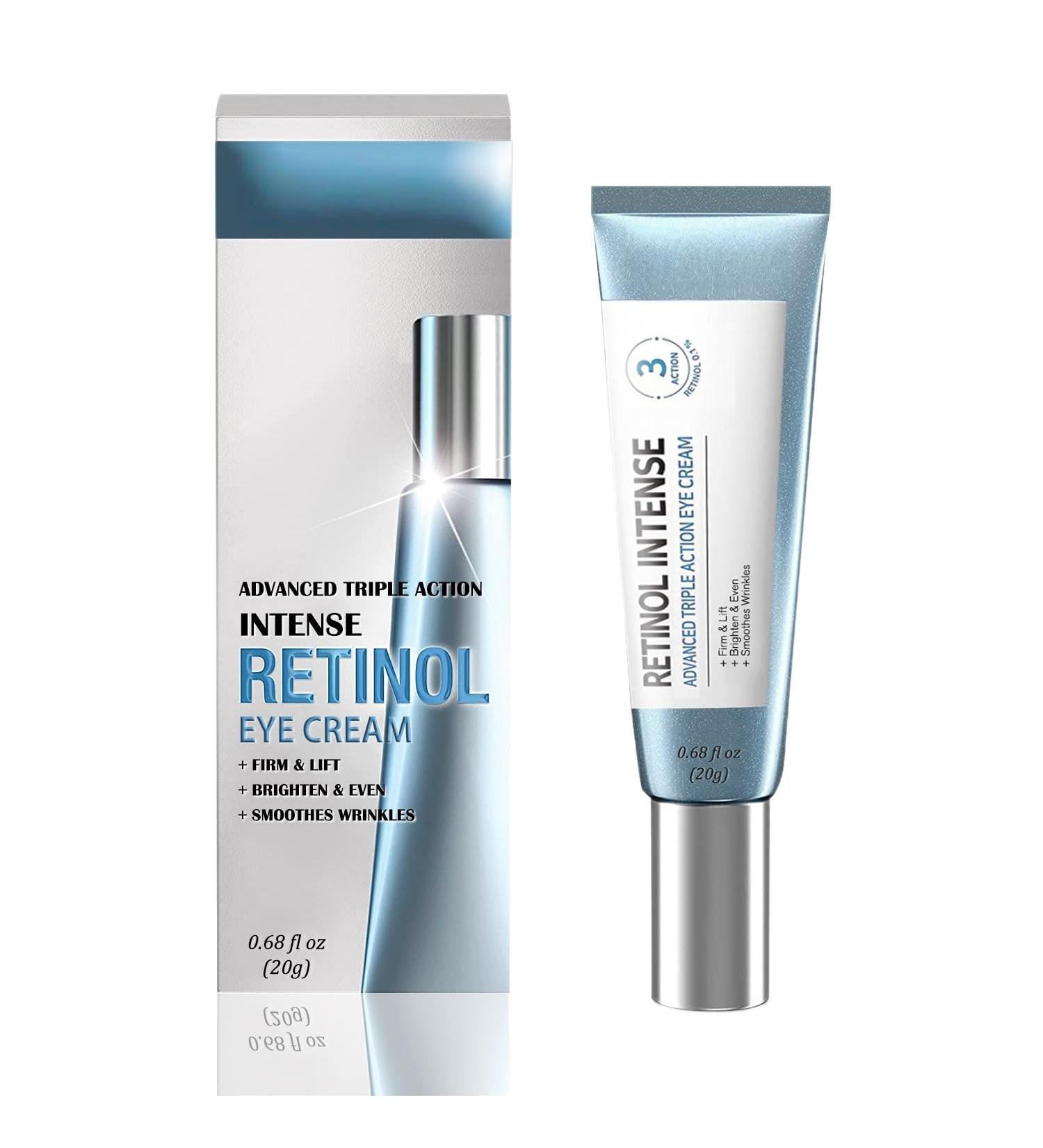 Retinol Firming Eye Serum Hydrating Eye Cream for Instantly Minimizes Puffiness Anti-Aging Treatment with Retinol & Peptides Fast-Absorbing for Women & Men - Buy Online on GoSupps.com