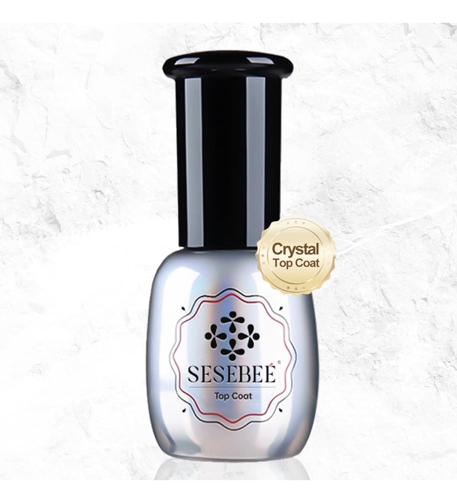 15ml Crystal Top Coat & Base Coat Set | No Wipe, Soak Off, Long Lasting Gel Polish Resin | LED Lamp Dry, Clear Shine Gloss | Nail Art Essential - Buy Online on GoSupps.com