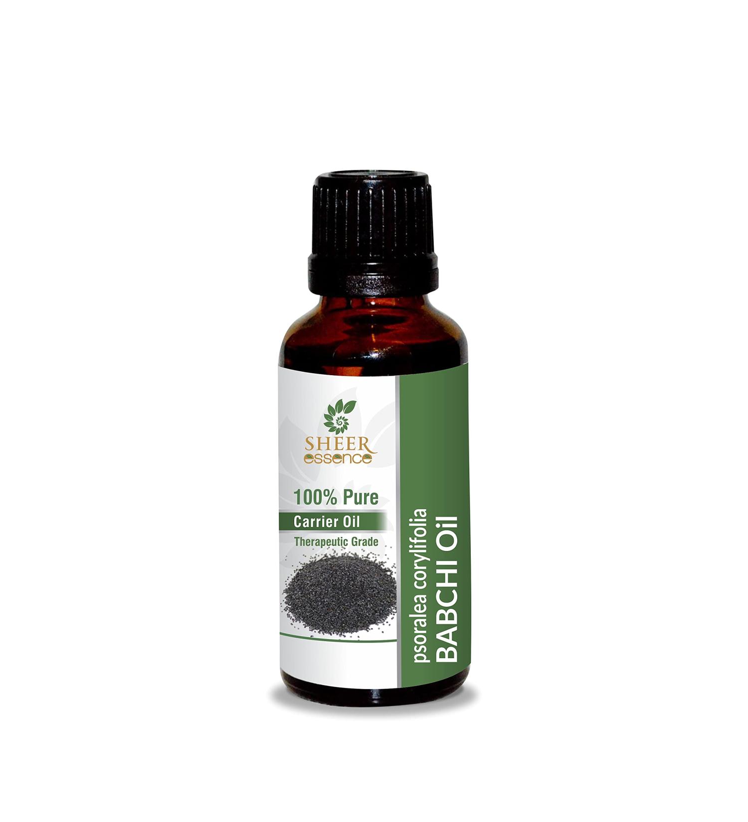 Babchi (PSORALEA CORYLIFOLIA) Carrier Oil 100% Pure Natural Aromatherapy Skin Care Herbal Cold Pressed Certified Quality 1.69 Fl.Oz. 1.69 Fl Oz (Pack of 1)