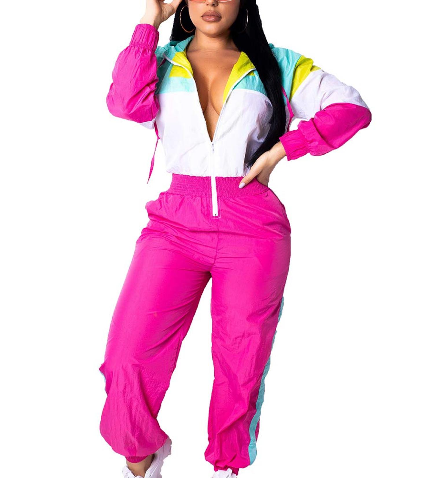 EOSIEDUR Women's Pink Hoodie Jumpsuit Set - Buy Online on GoSupps.com
