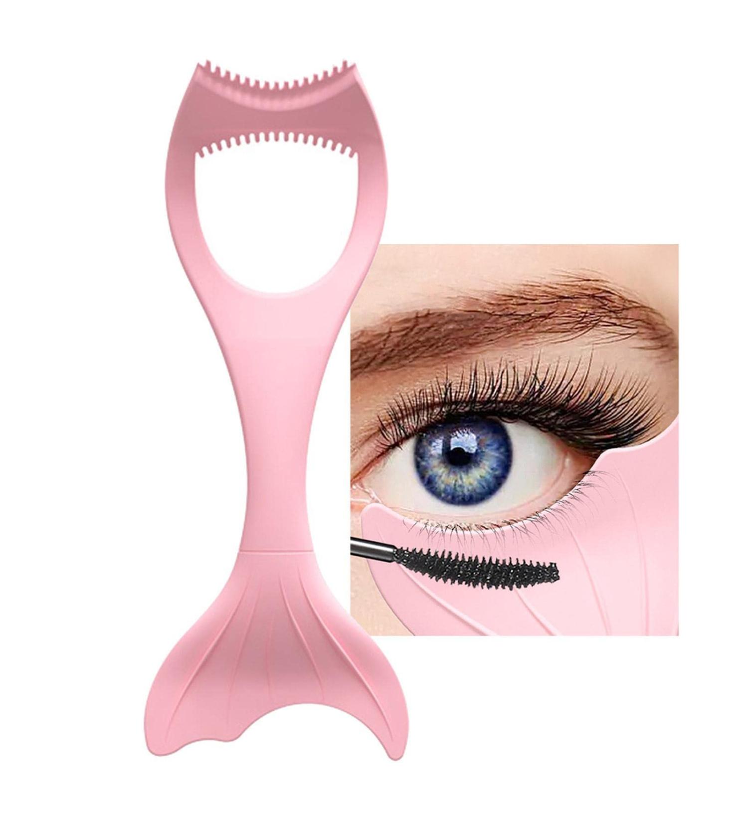 Silicone Makeup Stencil | Multifunctional Eyeliner Stencils | Stencil Pads for Winged Eyeliner Lashes Lip Liner Beauty Ruler Quick Makeup Tool Tosier Pink - Buy Online on GoSupps.com