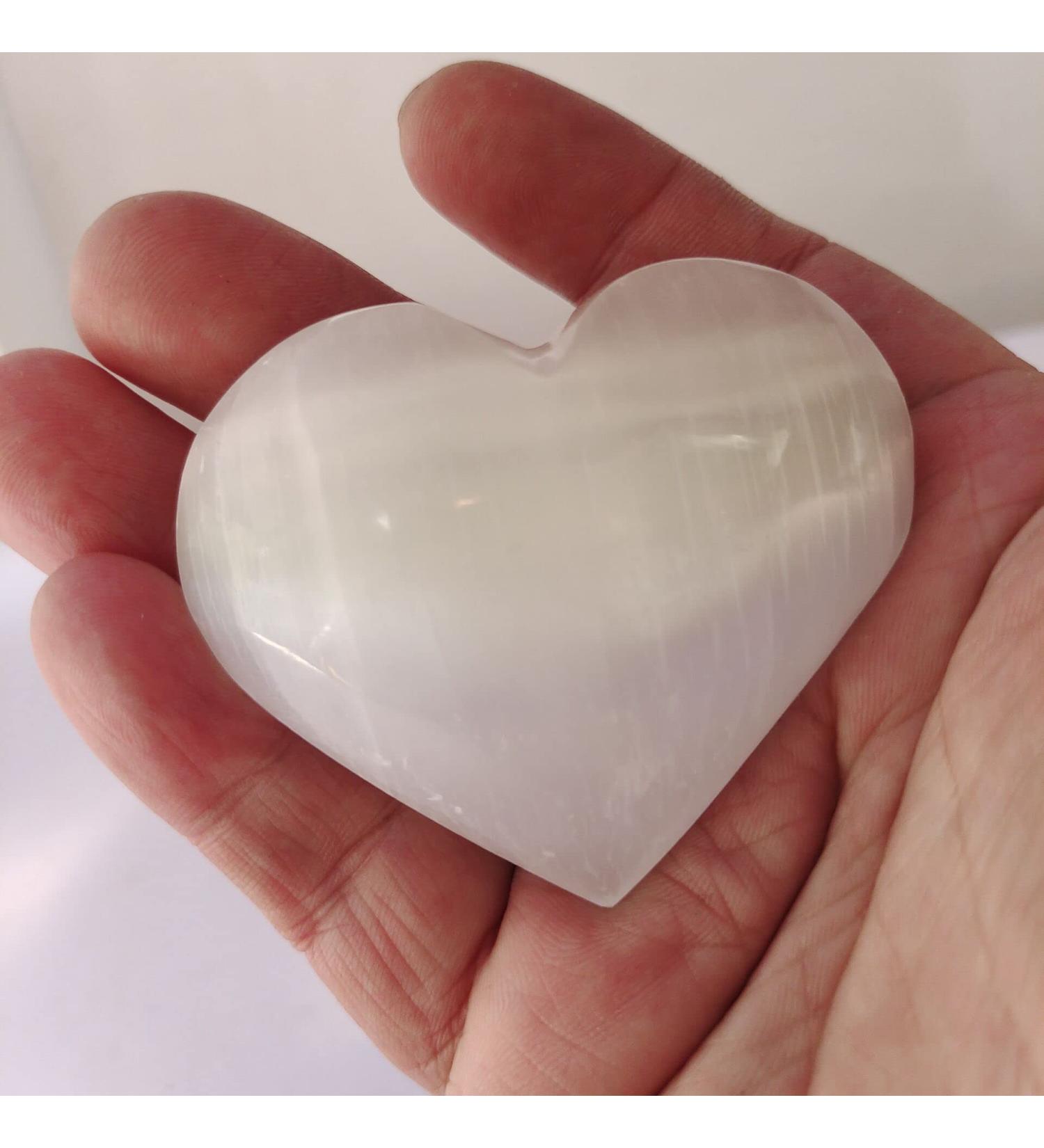 Specimen Healed Natural Crystal Heart Gypsum Heart Hand Made Quartz Gemstones Stone Hearts Balancing Collector Crystals Reiki As a Gift FZUGEDRLI - Buy Online on GoSupps.com