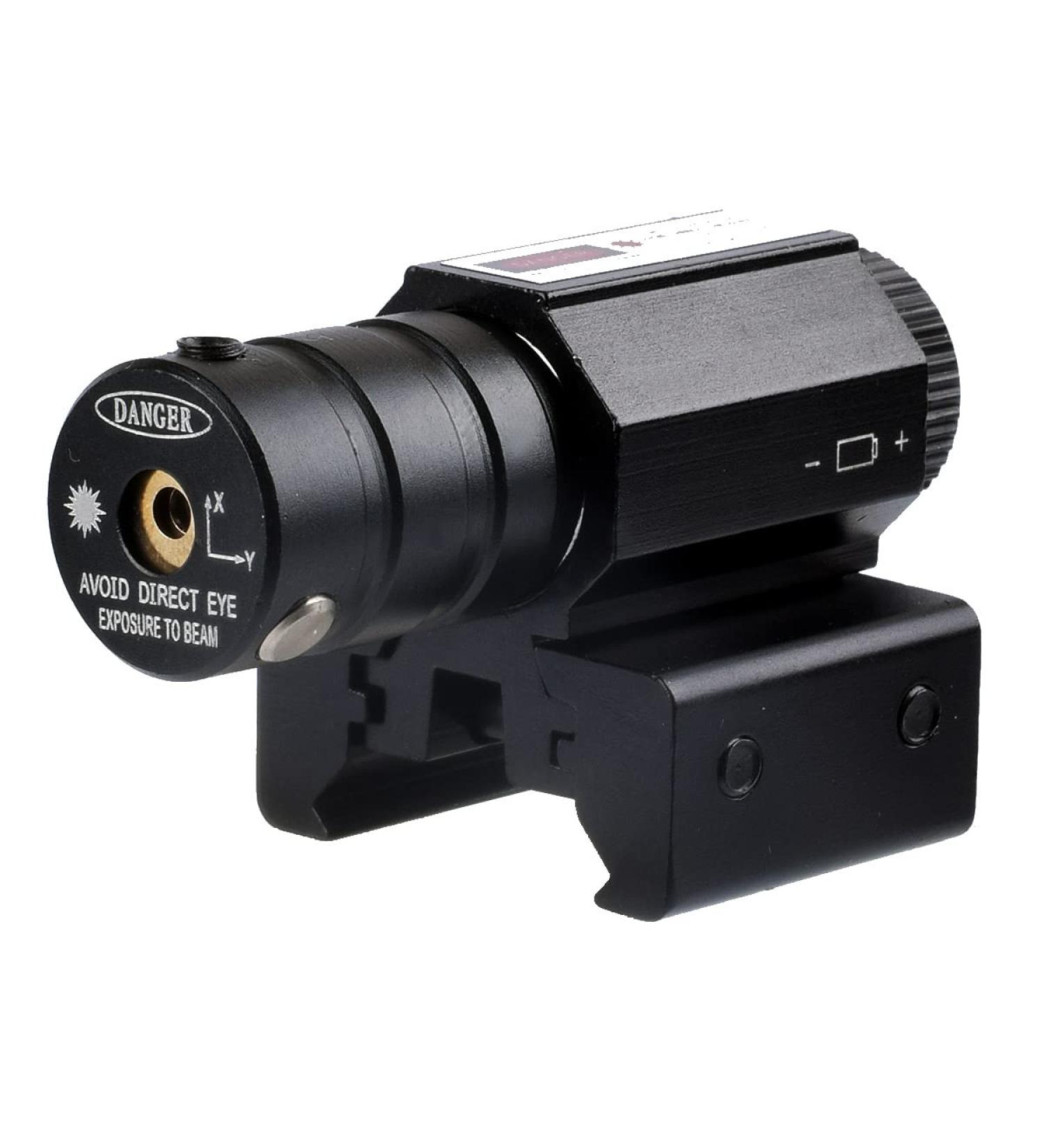 Compact Tactical Red Laser Sight with Picatinny Rail Mount for Pistol Handgun - KECPVLI - Buy Online on GoSupps.com