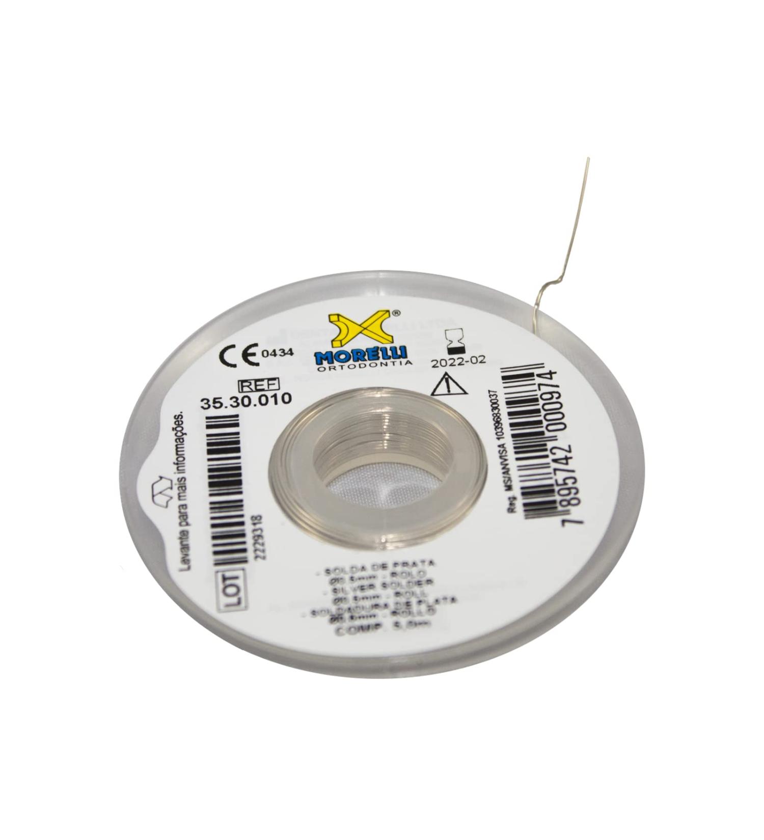 Orthodontic Dental Morelli Silver Solder 0 5mm - ROLL