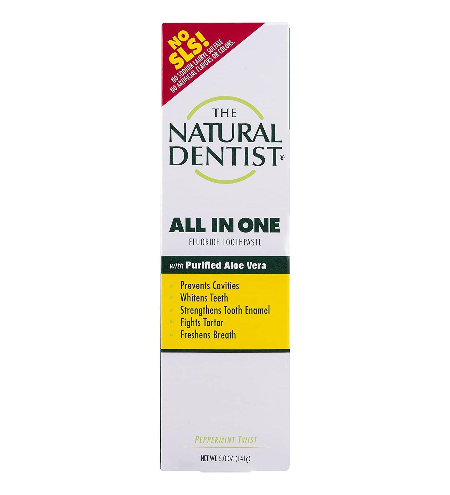Buy The Natural Dentist Healthy Teeth & Gums Anti-Cavity Toothpaste - Peppermint Twist 5 oz (Pack of 9) | International Shipping Available - Buy Online on GoSupps.com