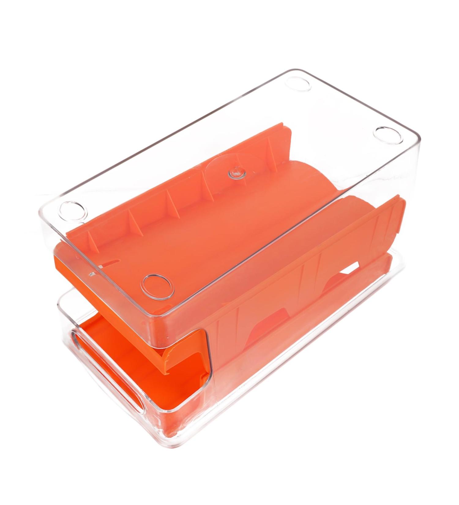 jojofuny 1pc Storage Box Storage Bins Clear Plastic Eggs Fridge Storage Container The Slide Multipurpose Orange 30.3X16CM - Buy Online on GoSupps.com