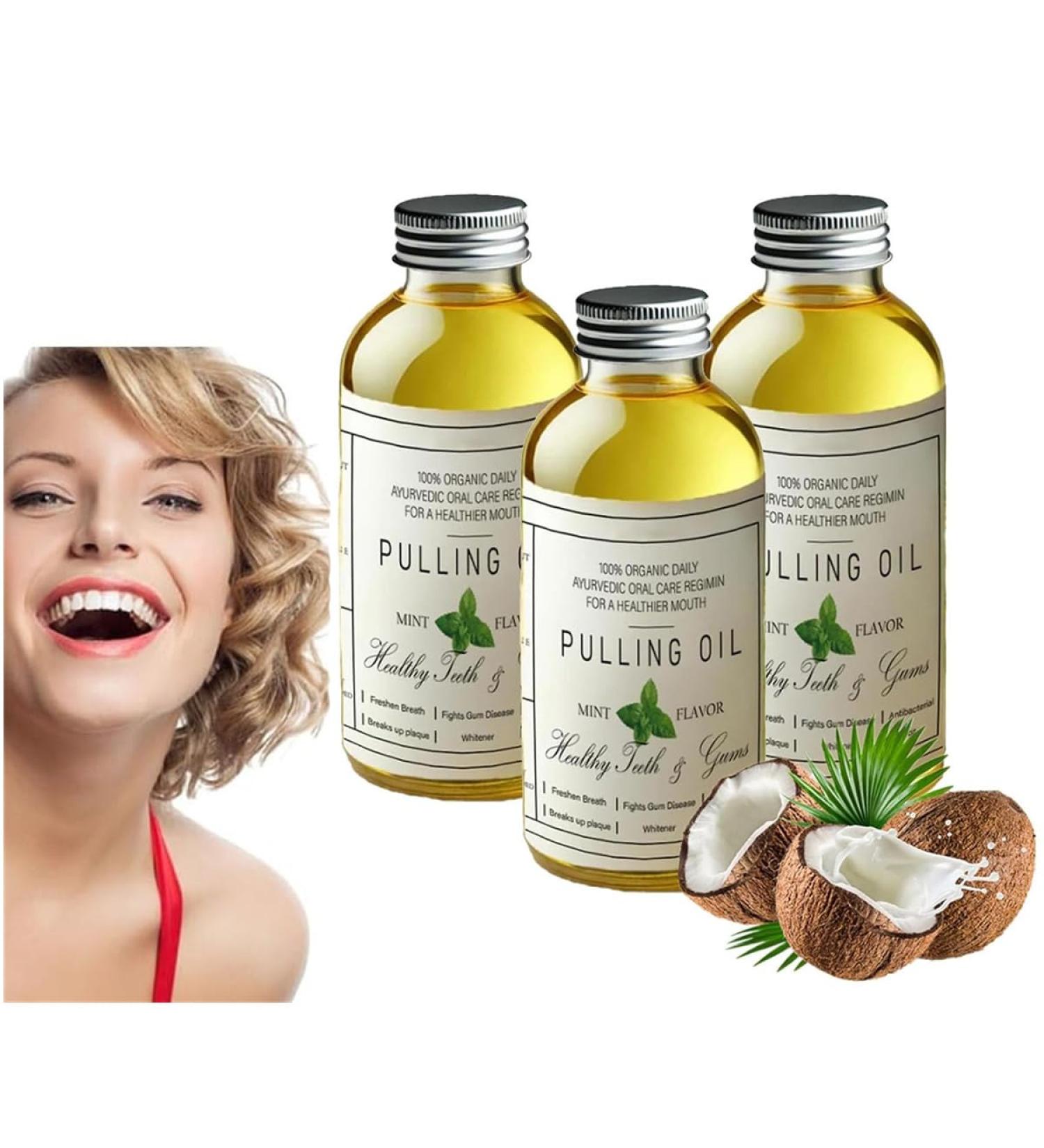 Huile de noix de coco bio pure de 113 4 g saveur menthe huile de traction enti rement naturelle huile de traction puissante la menthe poivr e bio de noix de coco fra che huile de traction pour - Buy Online on GoSupps.com