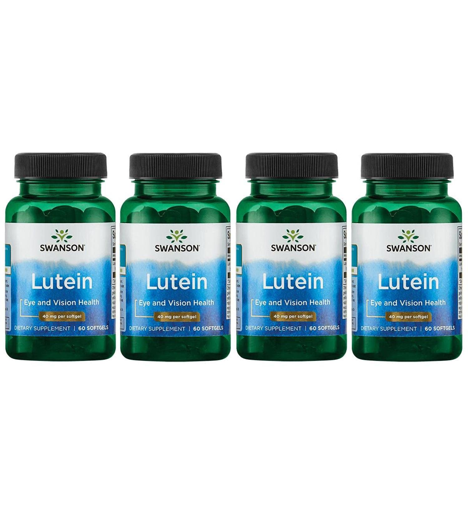 Swanson Lutein 40 mg 60 Softgels | Eye Health Supplement - Buy Online on GoSupps.com