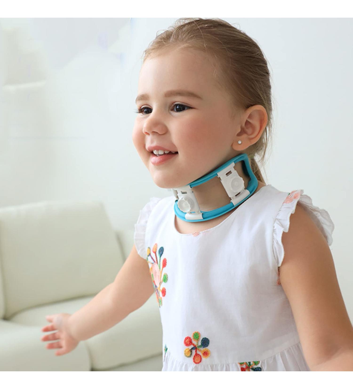 Buy LXWYQ Children's Neck Bandage - Adjustable Torticollis Orthosis for Ages 6 Months to 7 Years - Skin-Friendly Silicone Neck Care - Buy Online on GoSupps.com