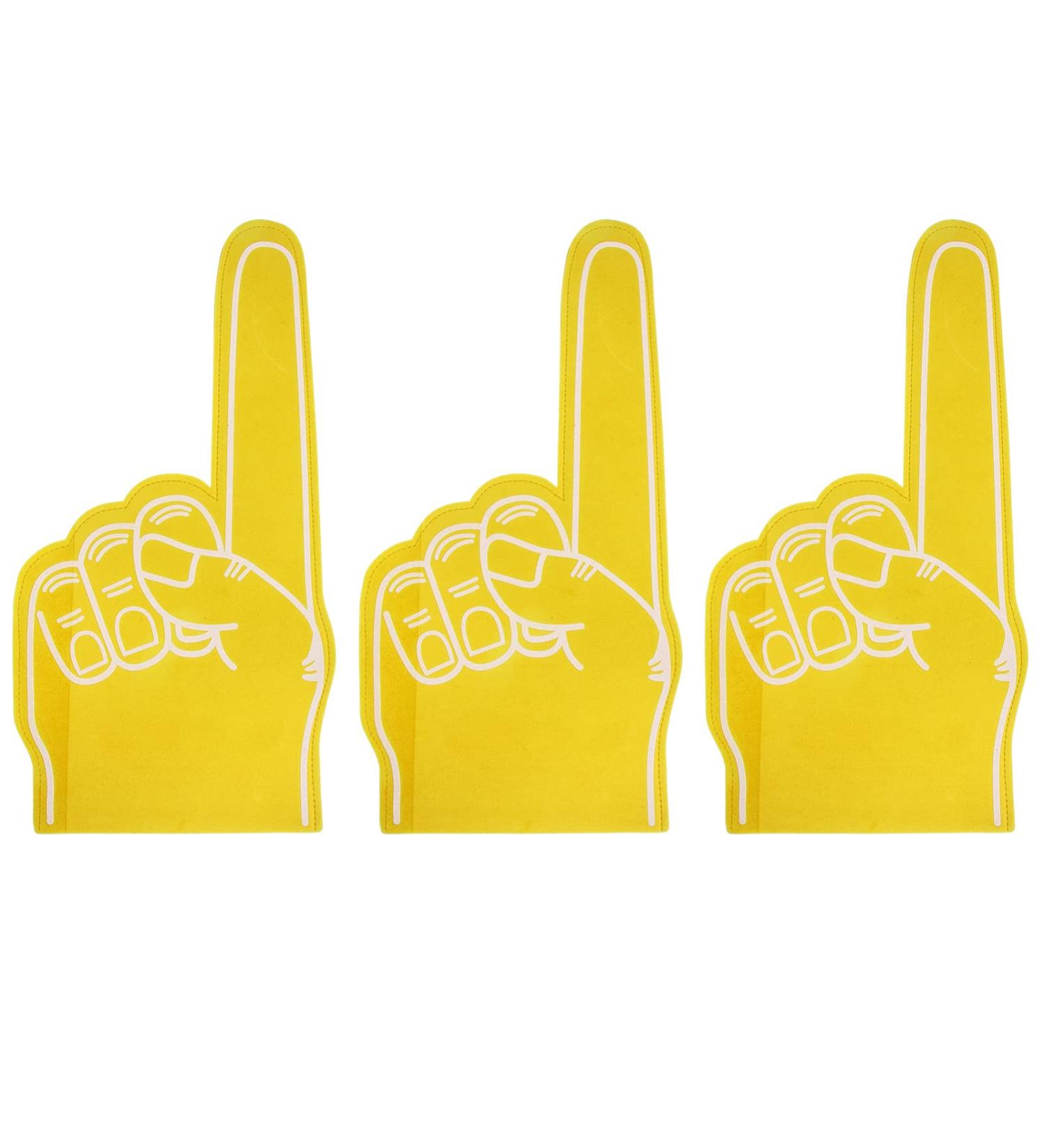 BESPORTBLE 3Pcs Foam Finger Hand Cheerleading Noise Maker Set - Perfect for Sporting Events and Party Favors - Buy Online on GoSupps.com
