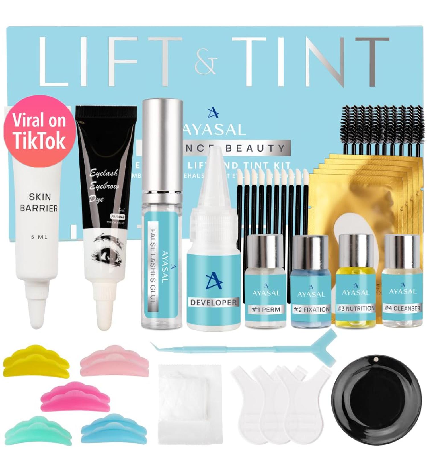 Lash Lift Kit - Professional Eyelash Perm Kit with Detailed Instructions for Salon-Quality Results | Easy & Safe for Beginners - Buy Online on GoSupps.com