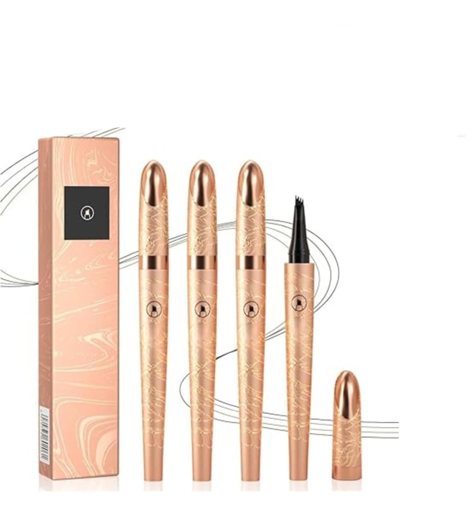 2024 New Magic 4-Tip Eyebrow Pencil - Upgraded 3D Long-Lasting Waterproof Microblading Eye Brow Pencil Contouring Pen Long-Lasting Natural Fine Stroke Eyebrow Pencil (4 Colors) - Buy Online on GoSupps.com