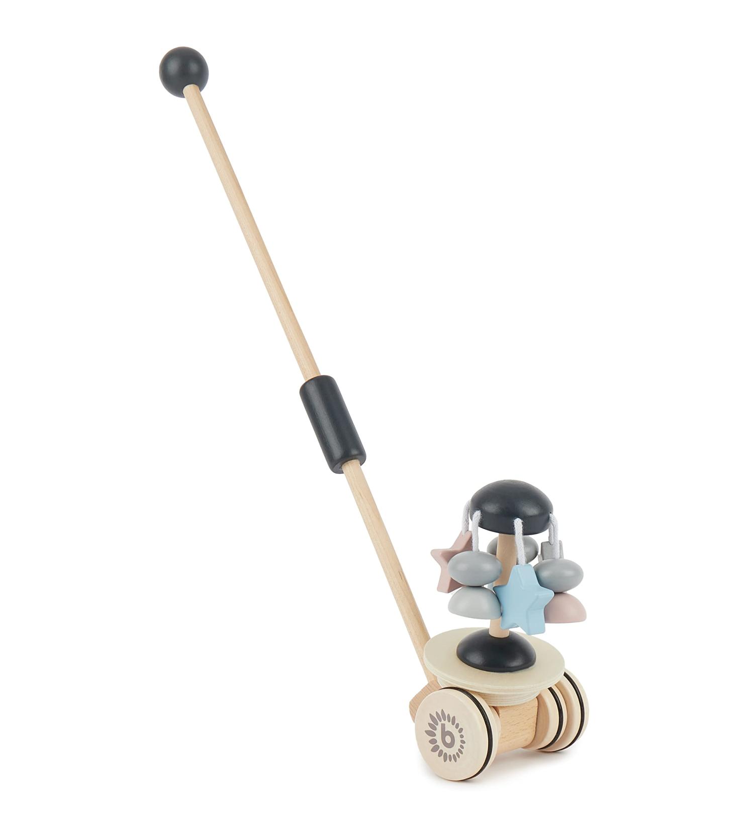 Bieco Running Toy Star - Wooden Sliding Toy for Kids 1 Year + | Push & Slide Vehicle | Safe Baby Playtime - Buy Online on GoSupps.com