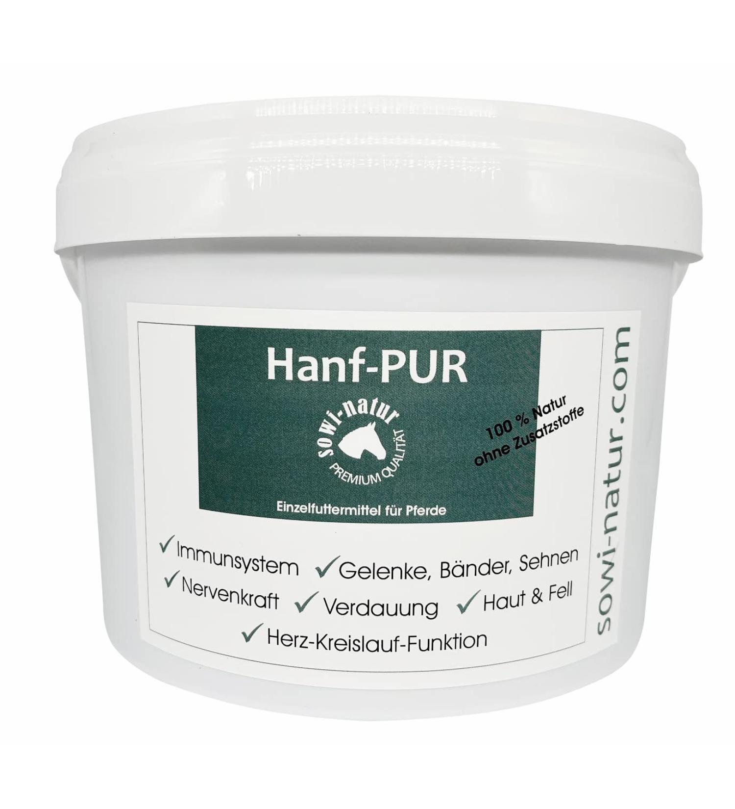 Buy Sowi-Natur Hemp PUR Horse 500g - Support Immune System Joints & Digestion - Premium Hemp Herbs for Horses - Buy Online on GoSupps.com