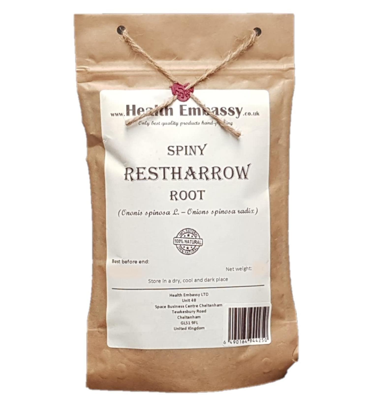 Health Embassy Spiny Restharrow Root Tea | Ononis Spinosa L | Bugrane pineuse Racine Tisane 50g - Buy Online on GoSupps.com