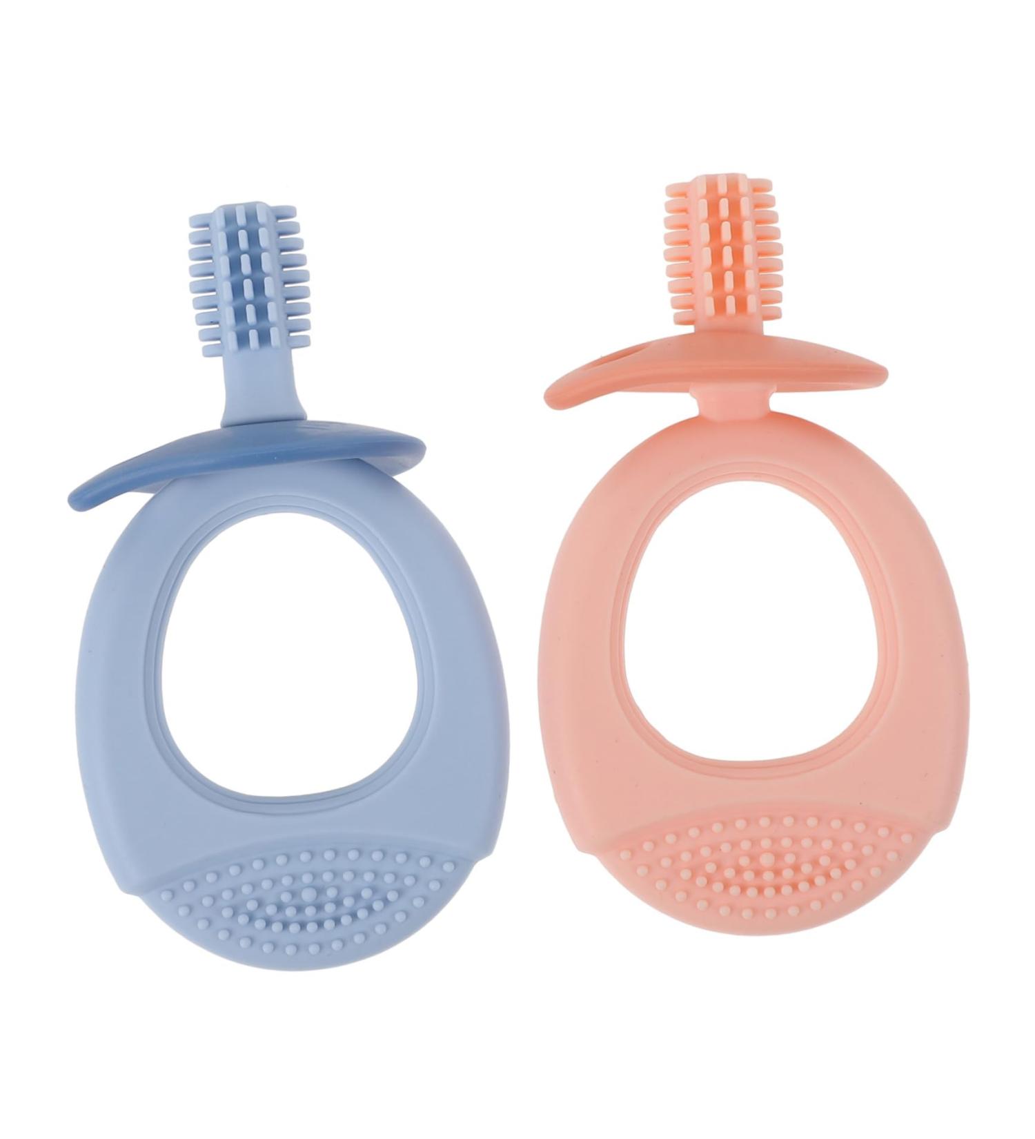 TOVINANNA Silicone Baby Toothbrush (10 Pack) - Safe & Soft Bite Toys for Toddlers & Babies - Ideal Oral Care & Fun Cubes for Early Development - Buy Online on GoSupps.com