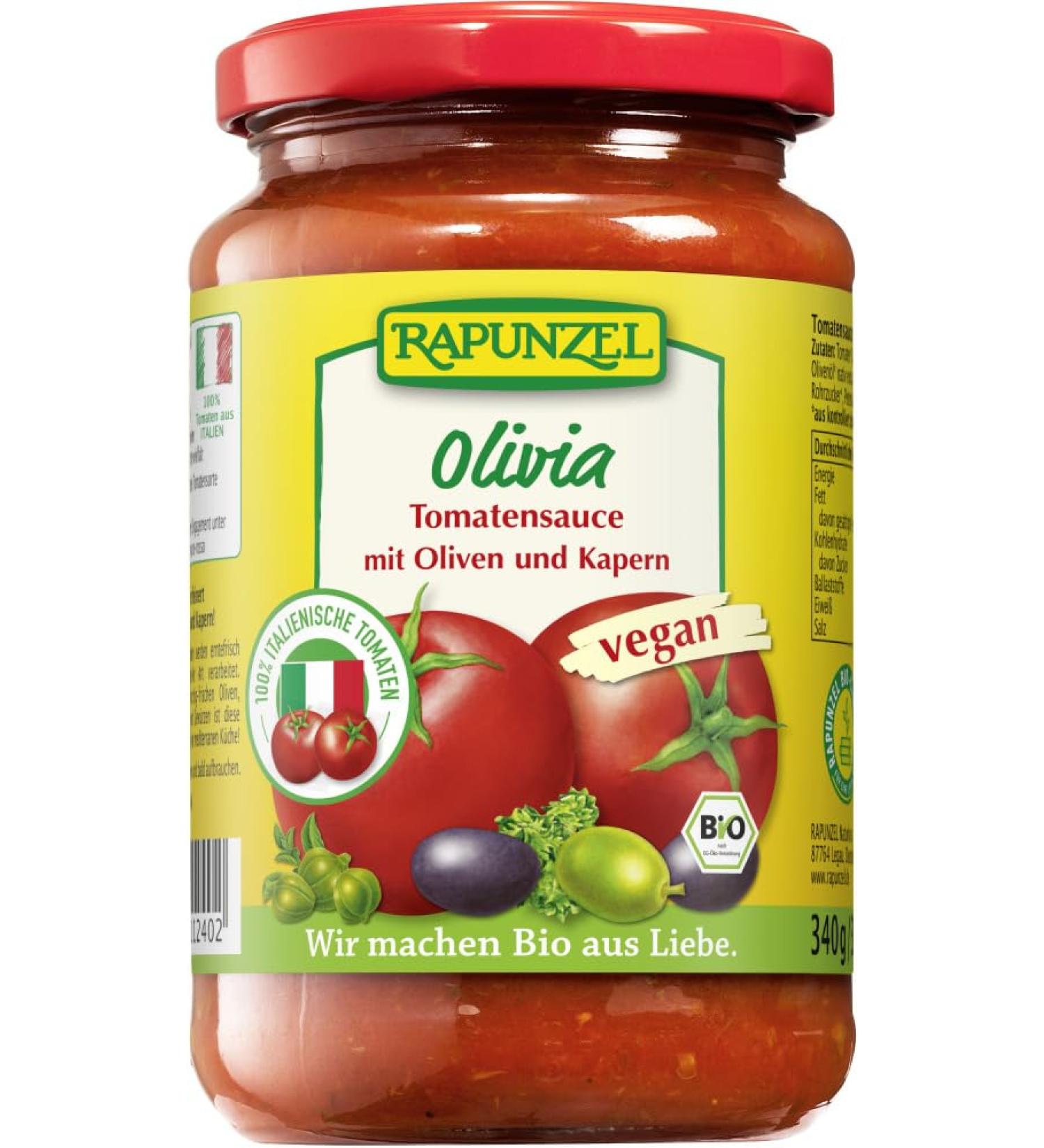Rapunzel Rapunzel Olivia Organic Tomato Sauce 330 ml Pack of 6