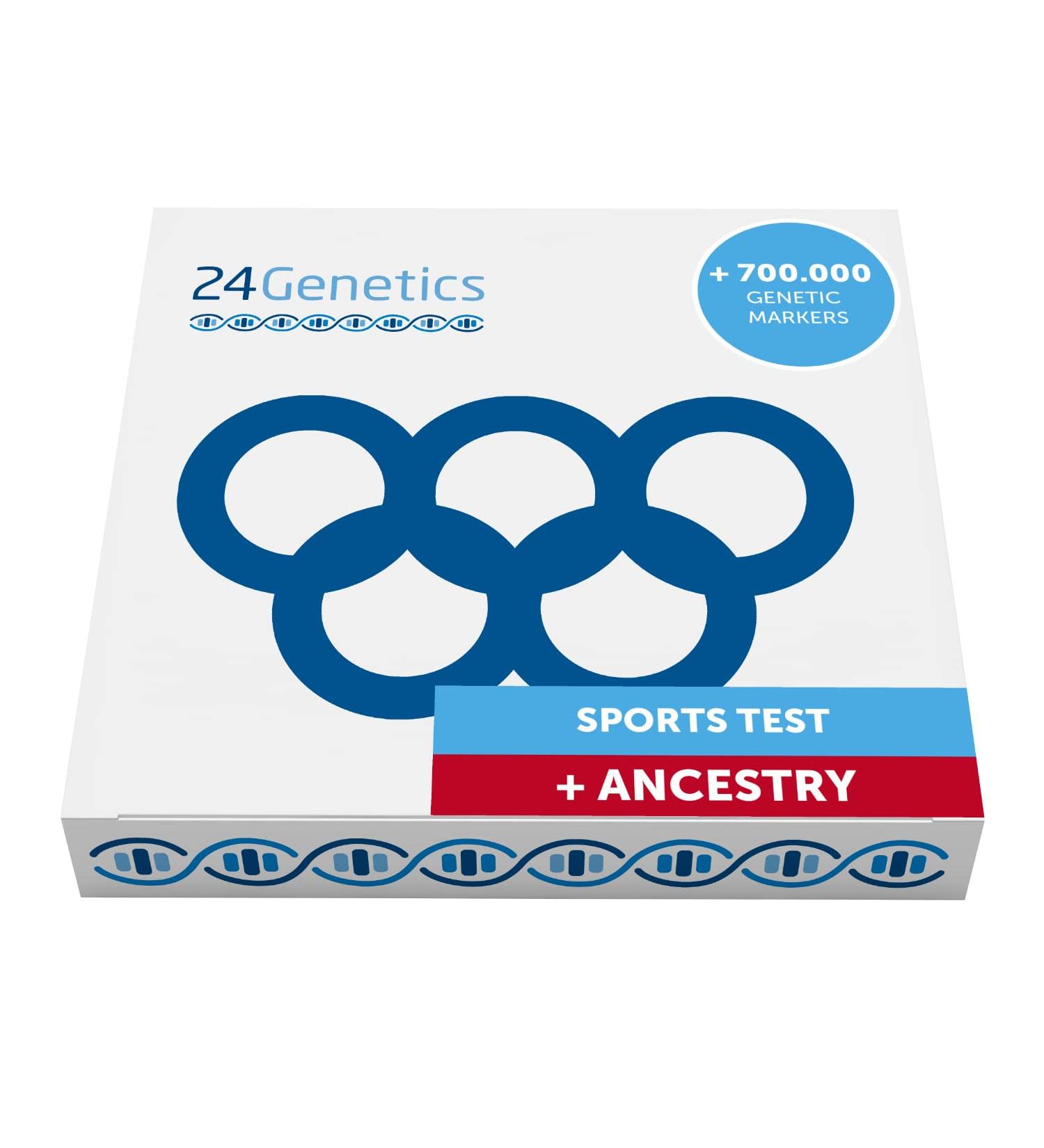 24Genetics DNA Test for Sports | Free Descent Analysis | Discover Your Genetic Predisposition & Metabolic Profile - Buy Online on GoSupps.com