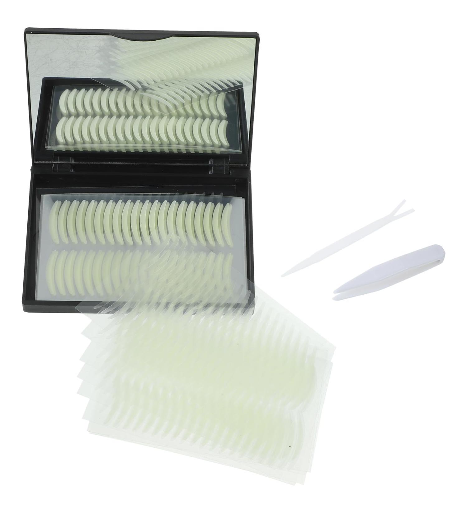 Beavorty 240 Pairs Tape in Glue Tape Beauty Tools Eyelid Tape and Mirror Adhesive Tape Eye Stickers Boxed - Buy Online on GoSupps.com