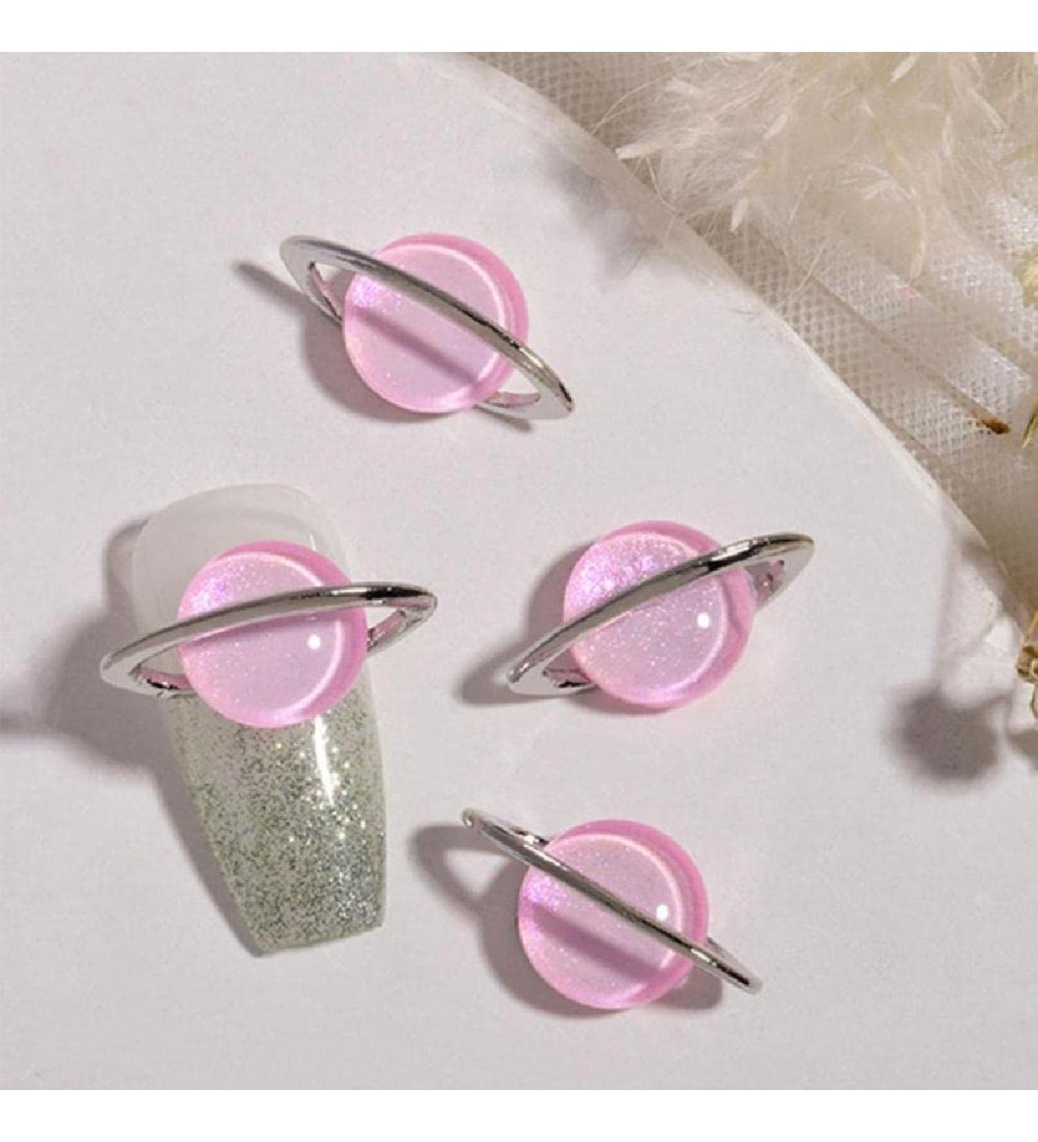 Metal Nail Studs Nail Art Gems 3D Nail Charms Saturns Shape Nail Art Decorations Nail Rhinestones For Manicures Designs Planet Nail Charms For Acrylic Nails Planet Nail Charms 3D Nail Charms With Nail - Buy Online on GoSupps.com