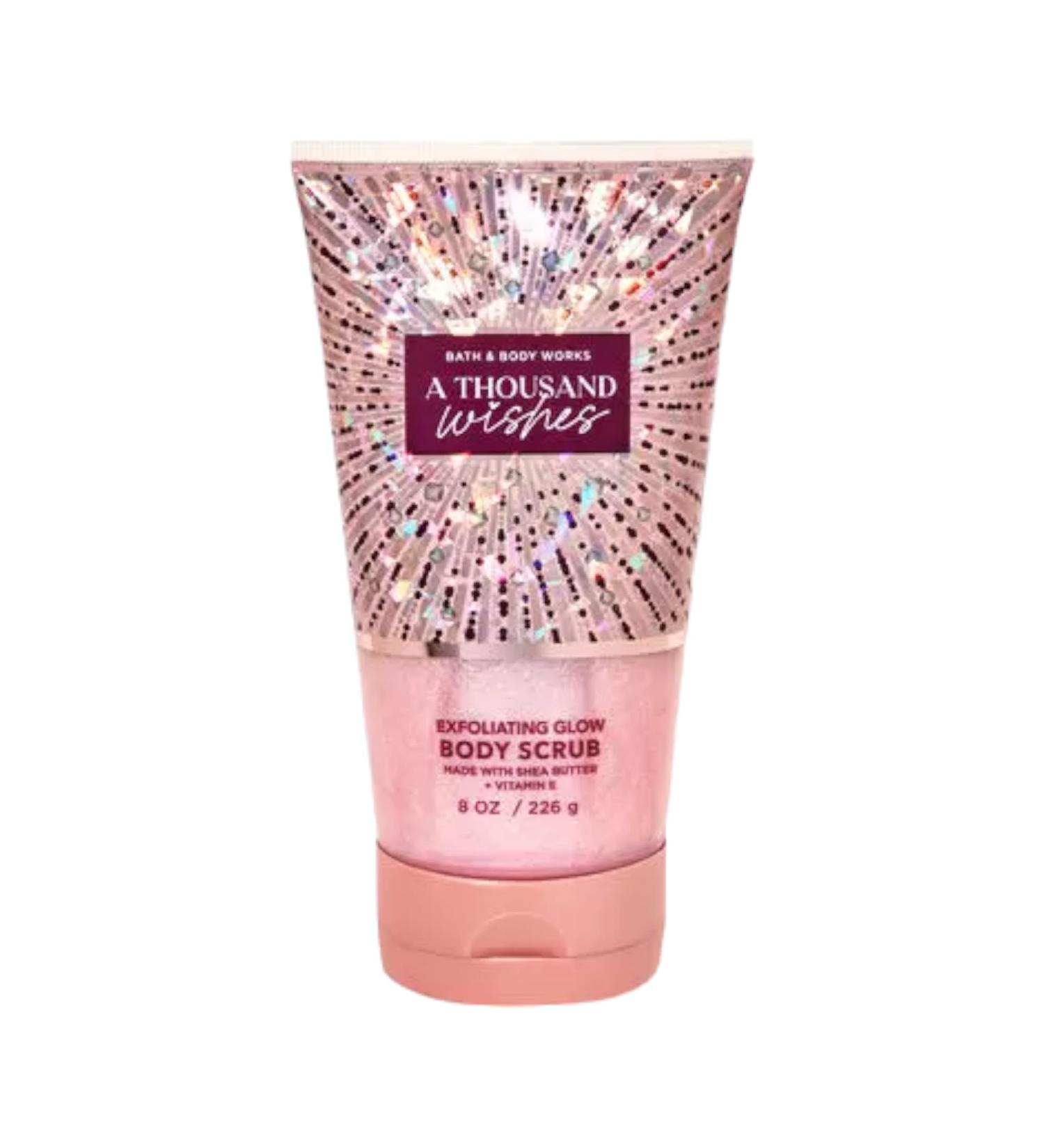 Bath & Body Works Bath and Body Works Creamy Body Scrub 8 Ounce (A Thousand Wishes) Thousand Wishes 8 Ounce (Pack of 1)