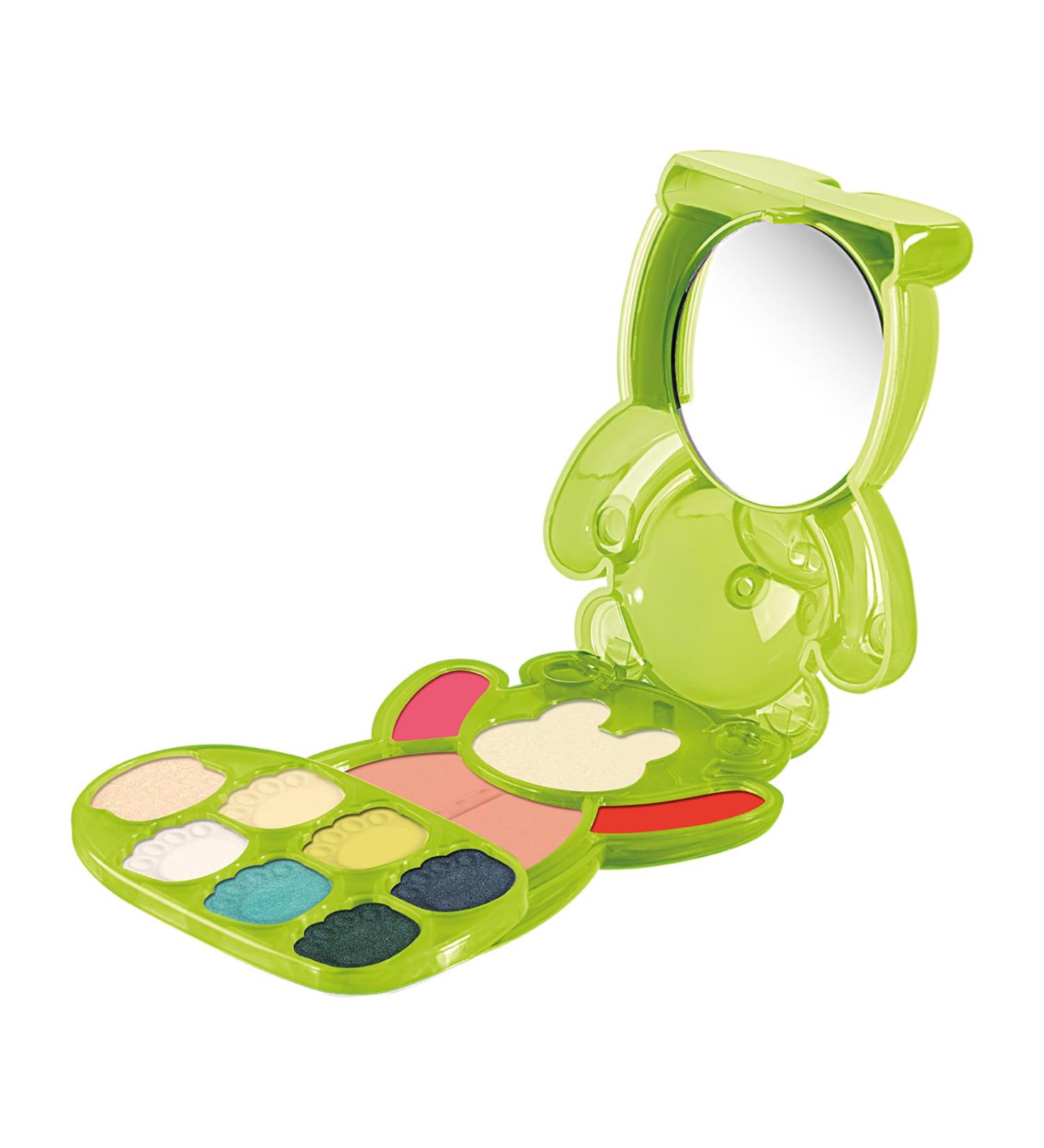 Pupa Milano Happy Bear Makeup Kit 006 Green | Blush Eyeshadow Highlighter & Lip Gloss | Perfect Makeup Gift Set for All Skin Types - Buy Online on GoSupps.com