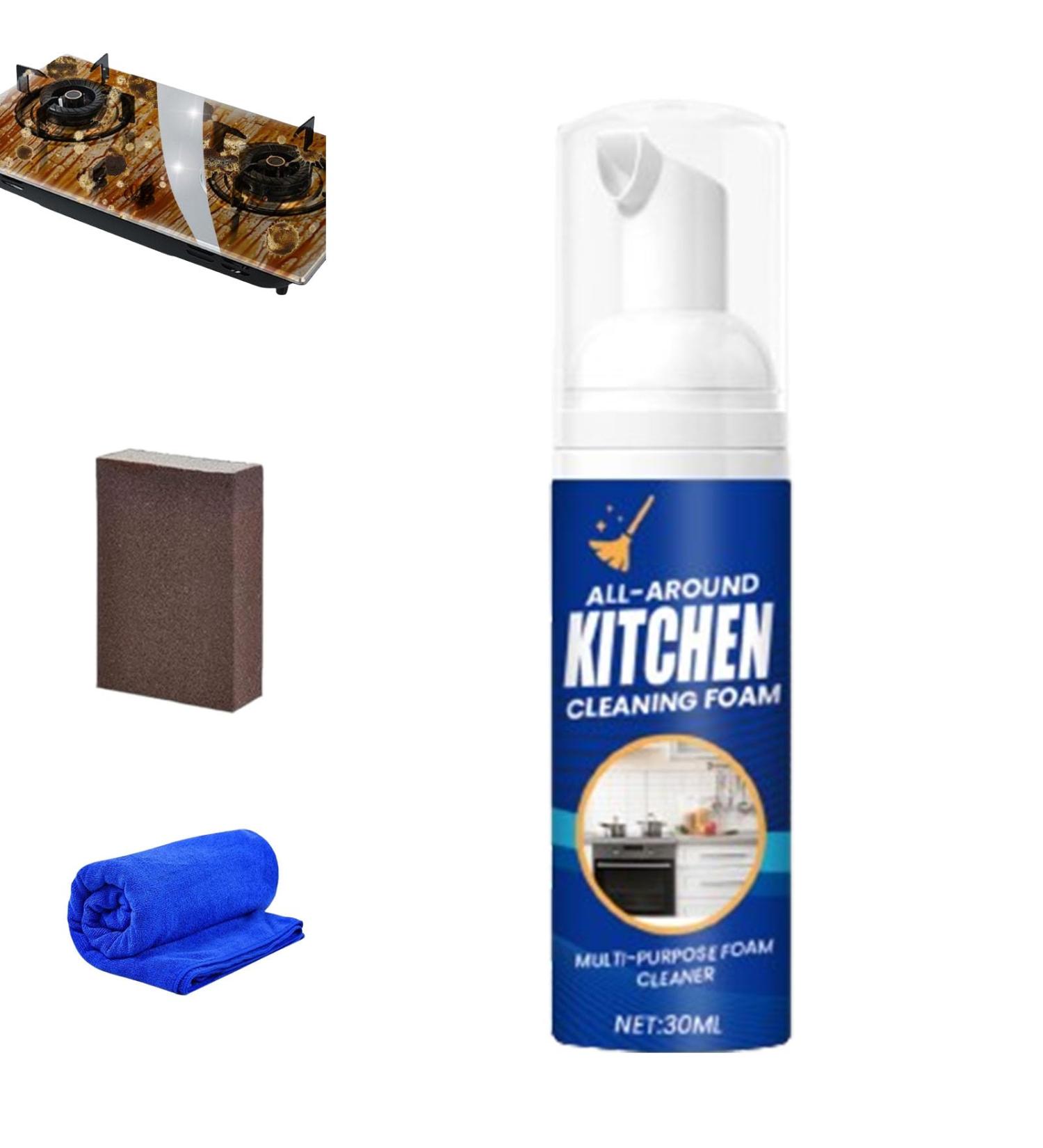 Kitchen Foam Cleaner Japanese Multi-purpose Cleaner Spray All-Round Kitchen Cleaning Foam Bubble Cleaner Foam Spray for All Kinds of Kitchen Stains (1) - Buy Online on GoSupps.com