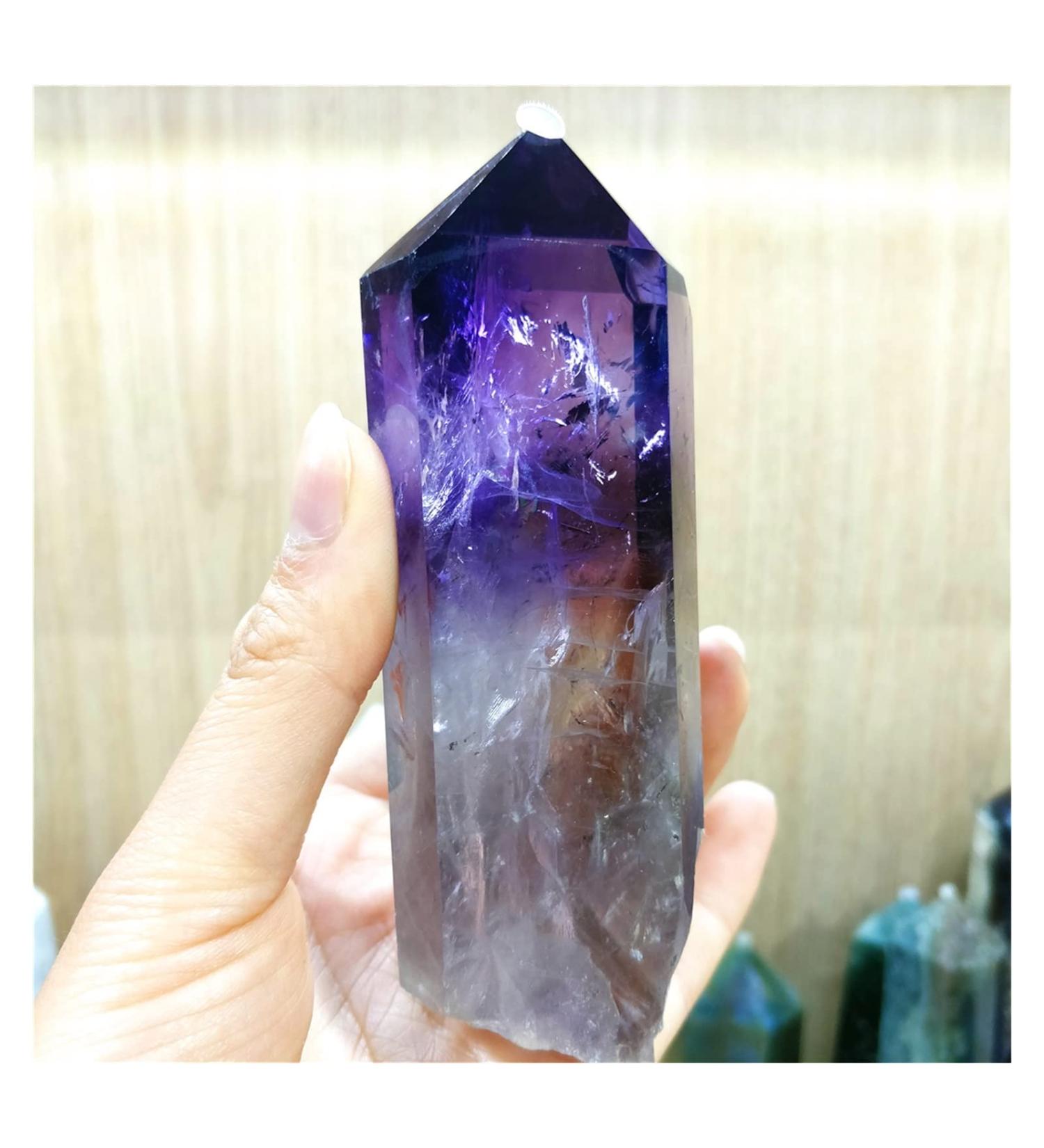 Natural Rough Raw Amethyst Rock Crystal Magic Point Specimens Collection ChakrasCrafts for Home Decorations ZJGIDTEM (Size : 240-290g) - Buy Online on GoSupps.com