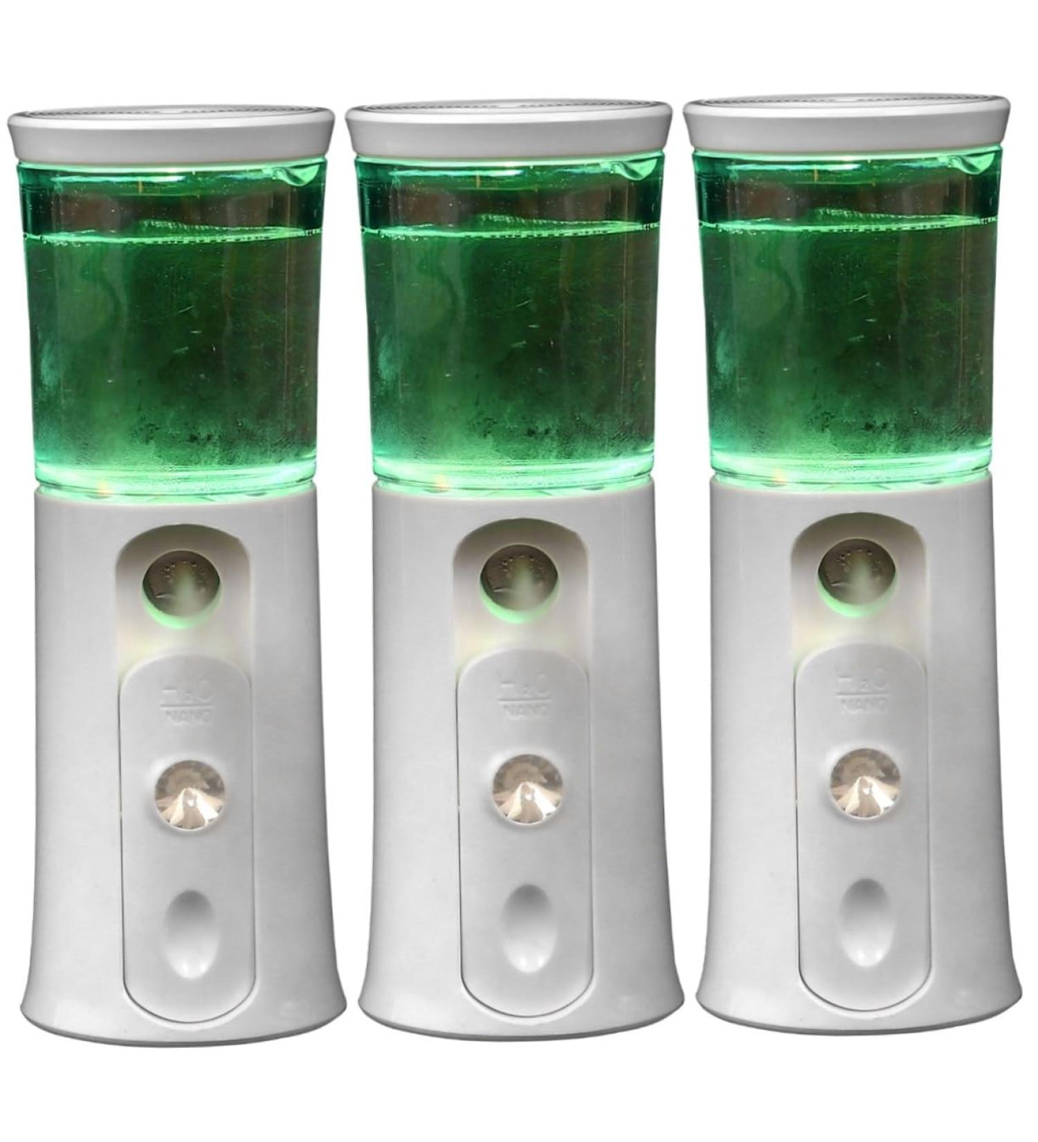 Balacoo 3 Sets Hydrating Instrument Travel Steamer Mini Portable Facial Mister Hydrating Makeup 12X4.5X4.3cmx3pcs - Buy Online on GoSupps.com