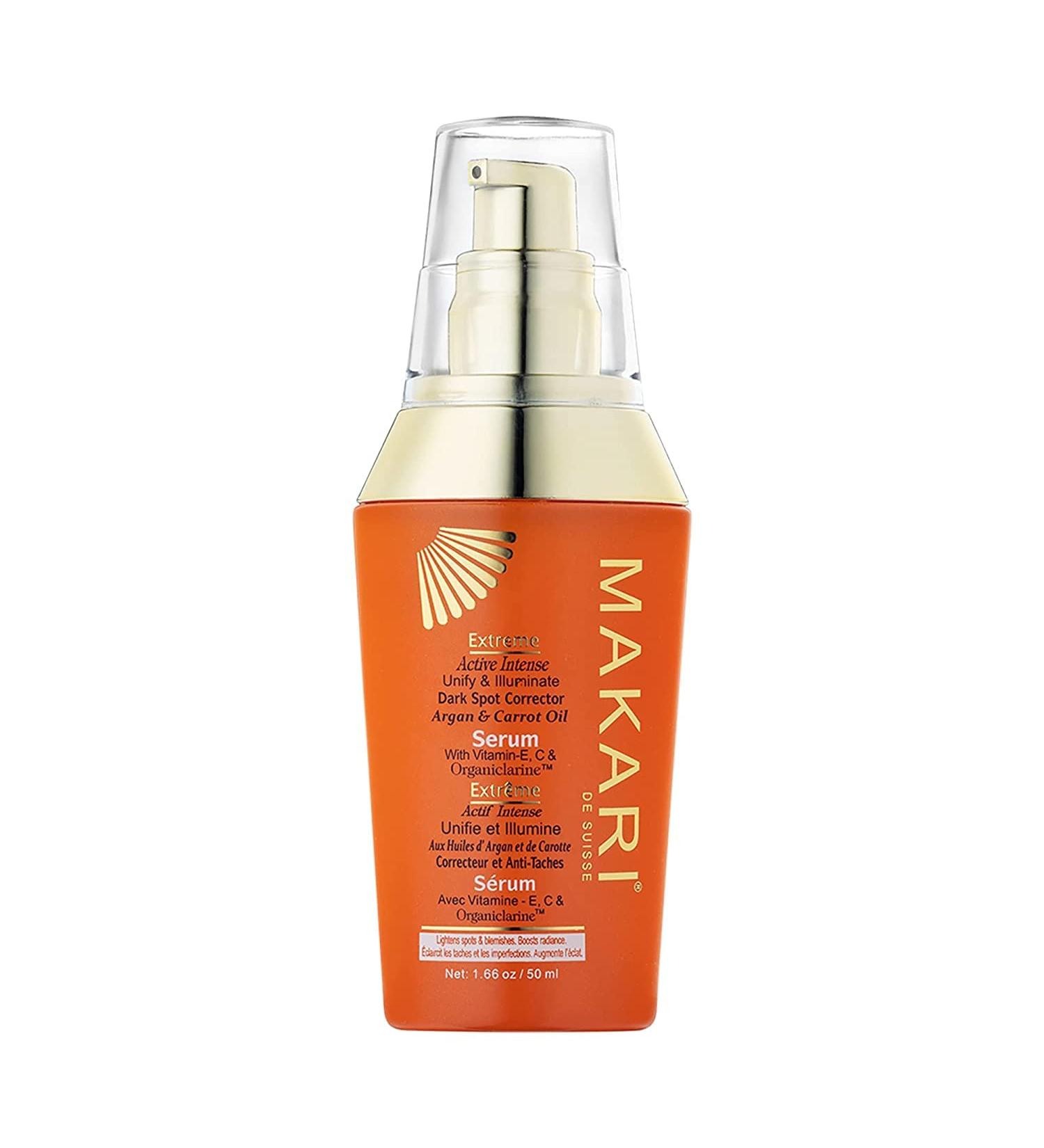 Makari Extreme Dark Spot Corrector Serum (1.7 oz) with Argan and Carrot Oil | Hydrating, Antioxidant Serum for Skin Tone and Glow - Buy Online on GoSupps.com