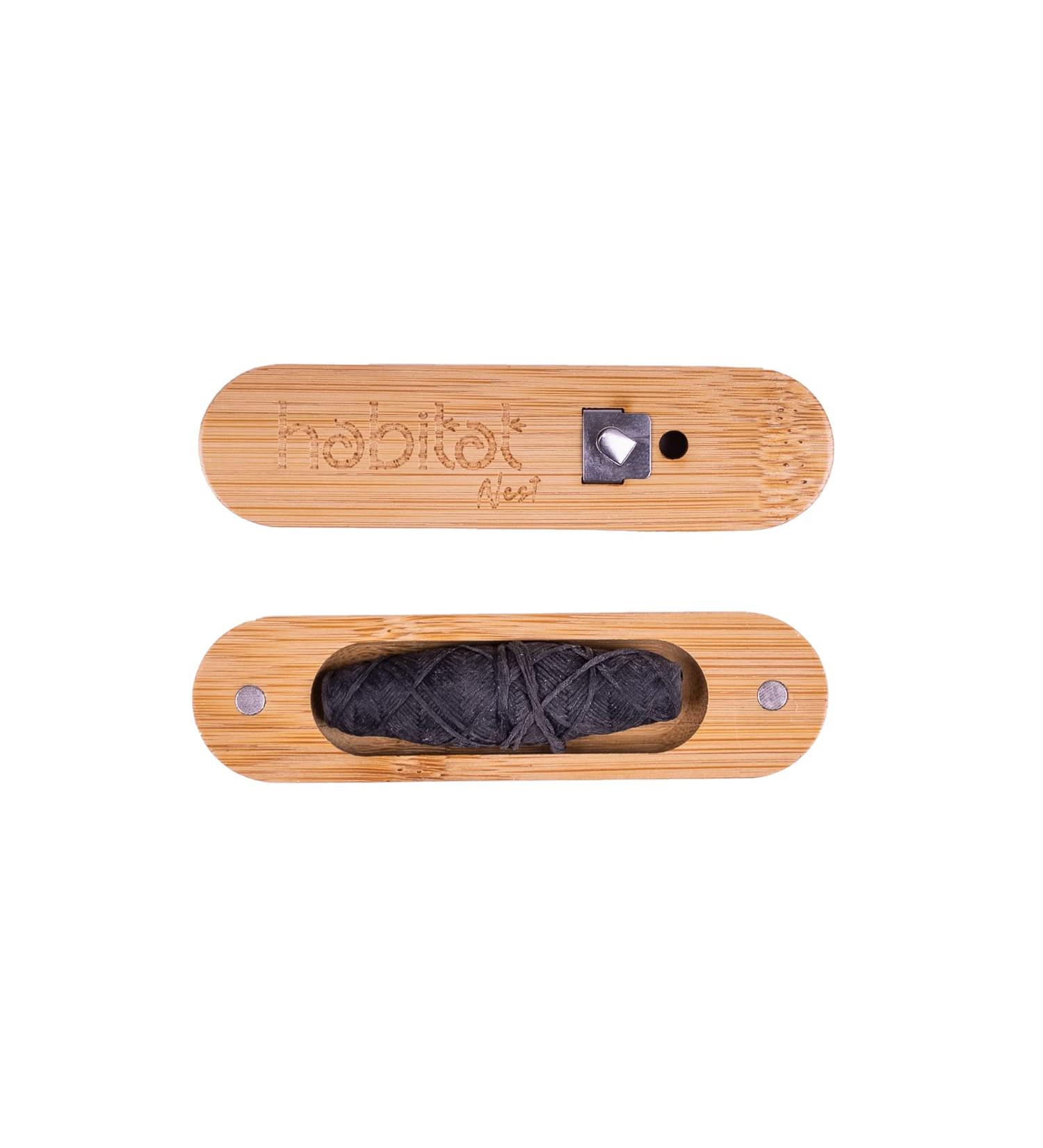 Eco-Friendly Habitat Nest: Bamboo Carbon Fiber Candle Wax 30m Mint Flavor Biodegradable Plastic-Free - Buy Online on GoSupps.com