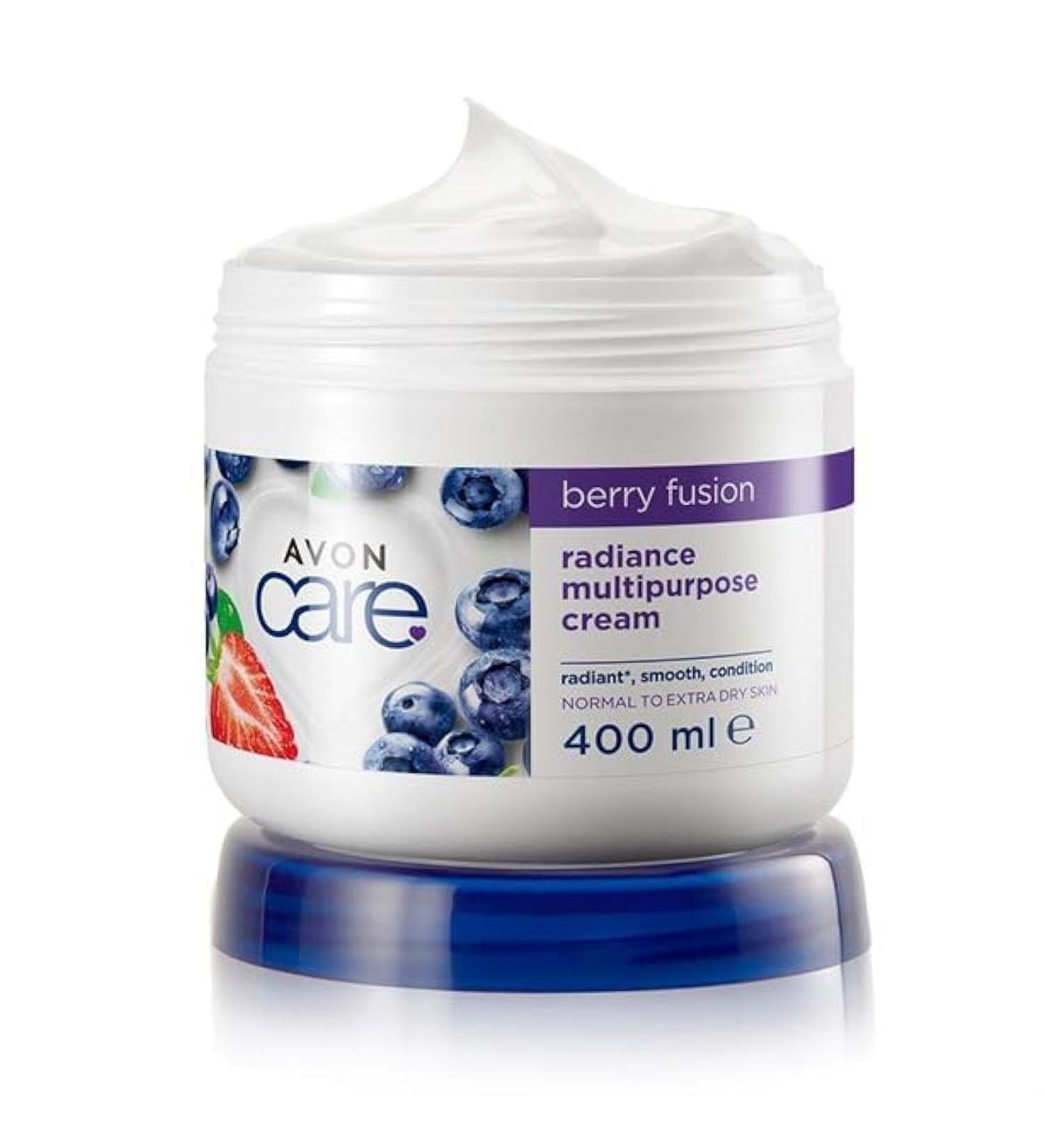 Avon Care Berry Fusion Radiance Multi-Purpose Cream 400ml Tub - Buy Online on GoSupps.com
