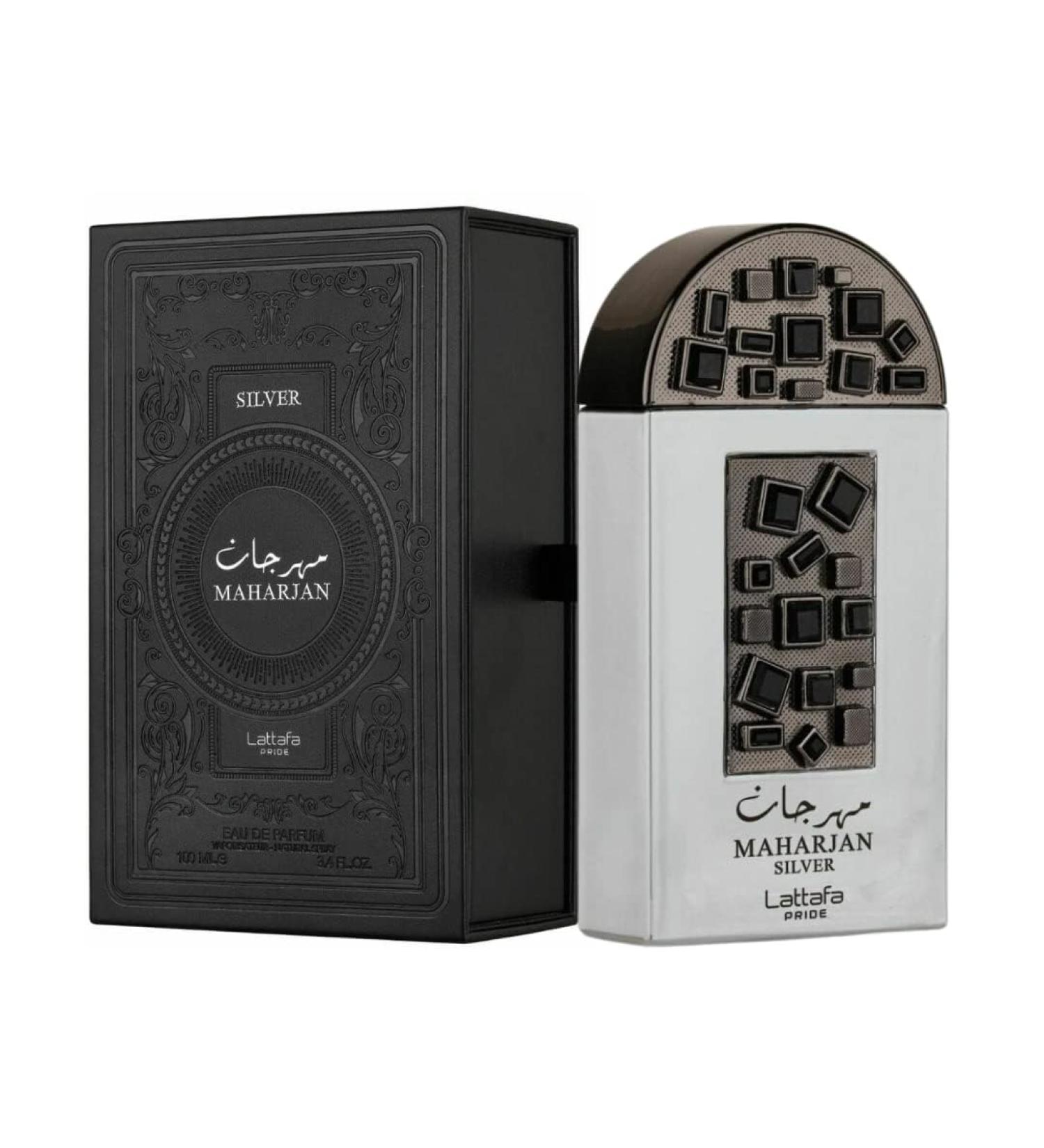 Lattafa Perfumes Maharjan Silver for Unisex Eau de Parfum Spray 3.4 Ounce - Buy Online on GoSupps.com