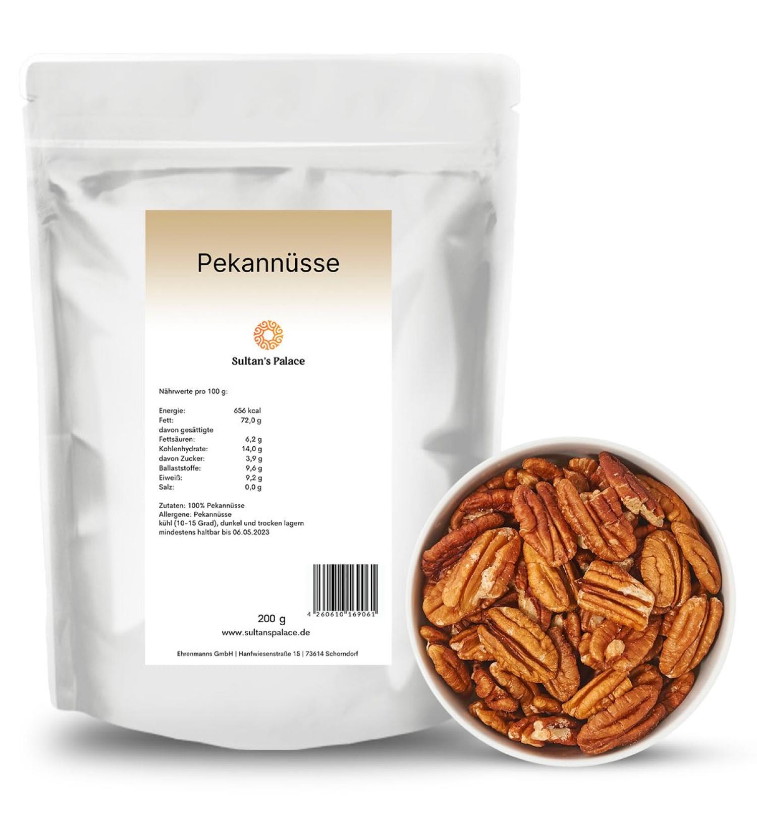 Sultan s Palace Pecans - 1000g Premium Raw Nuts | Vegan Gluten-Free Protein Snacks & Muesli Toppings - Natural & Untreated - Buy Online on GoSupps.com