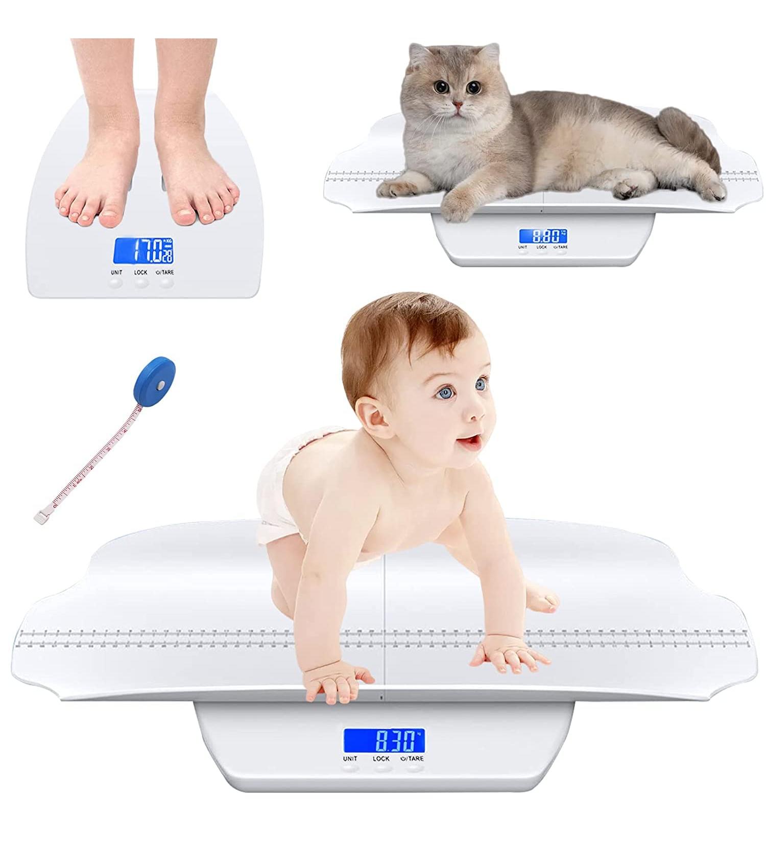 MEKBOK Digital Baby Weighing Scale - For Babies, Infants, Adults, Pets | Up to 220 lb - New 2023 - Buy Online on GoSupps.com